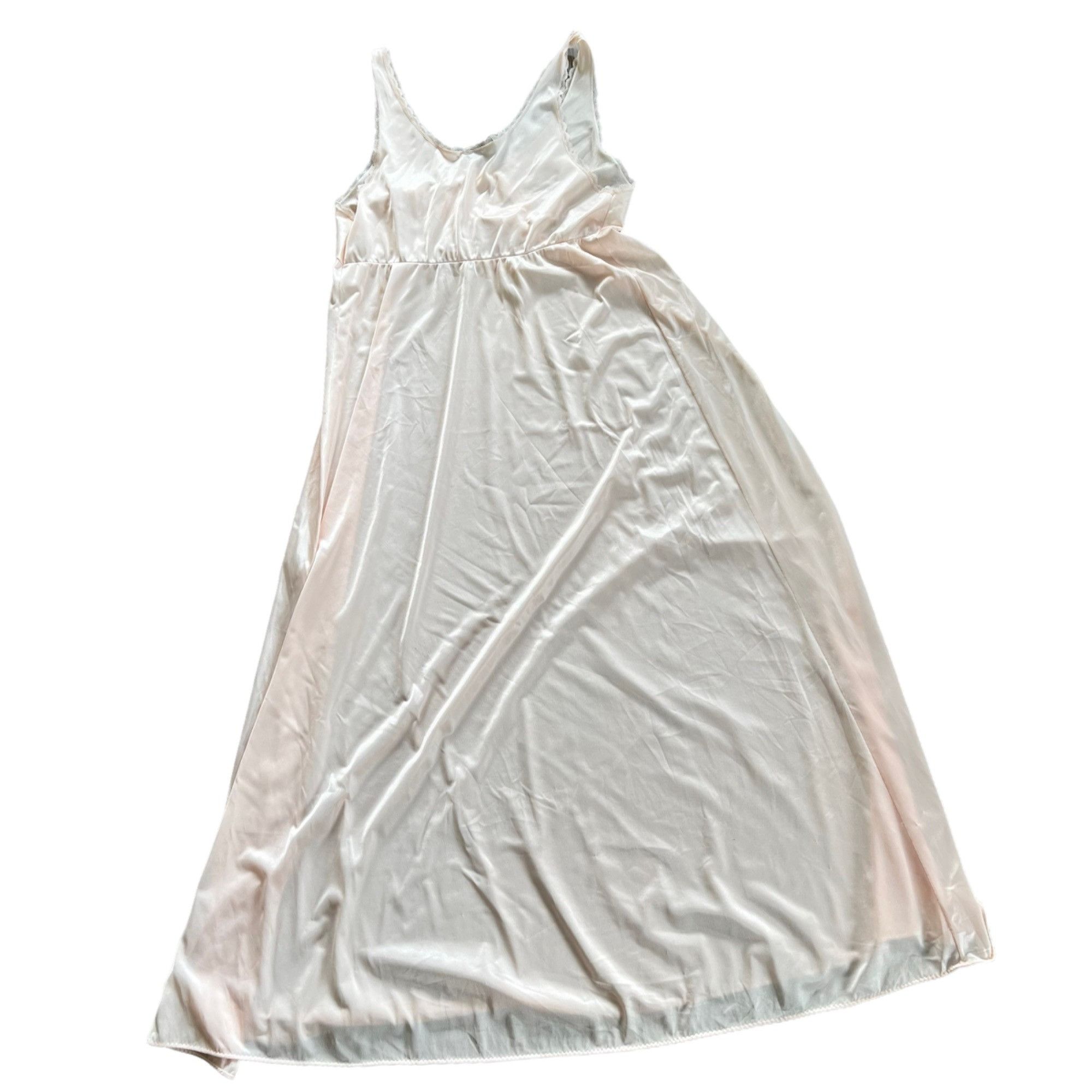 Vintage Vintage Vassarette Pastel Peach Lingerie Nightgown M Size M / US 6-8 / IT 42-44 - 3 Thumbnail