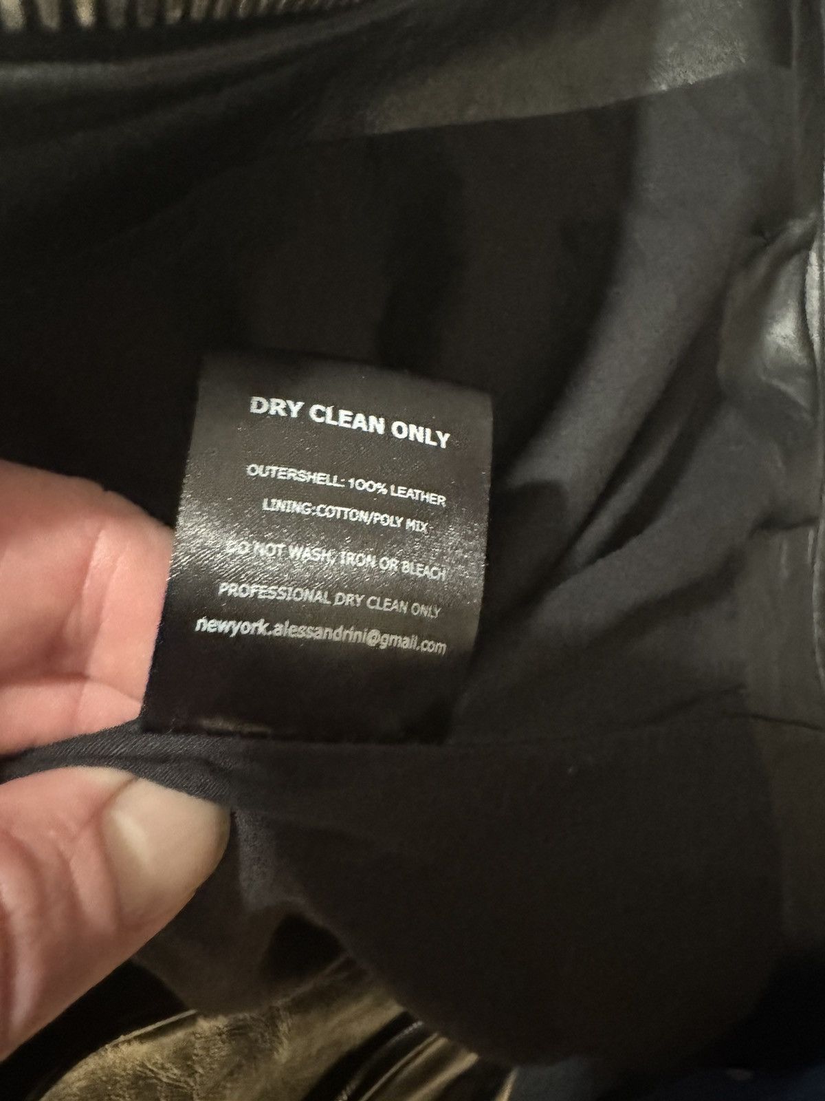 Alessandrini New York Leather Jacket M Retail $1k Size US M / EU 48-50 / 2 - 14 Thumbnail