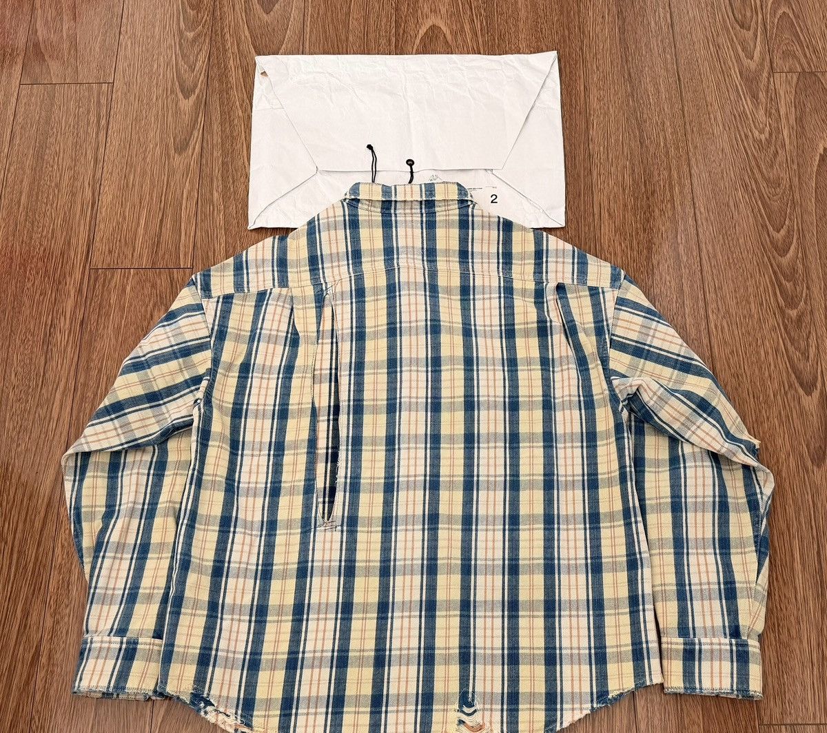 Visvim VISVIM 22SS PIONEER CHECK L/S CRASH Plaid Destroyed Shirt Size US S / EU 44-46 / 1 - 2 Thumbnail