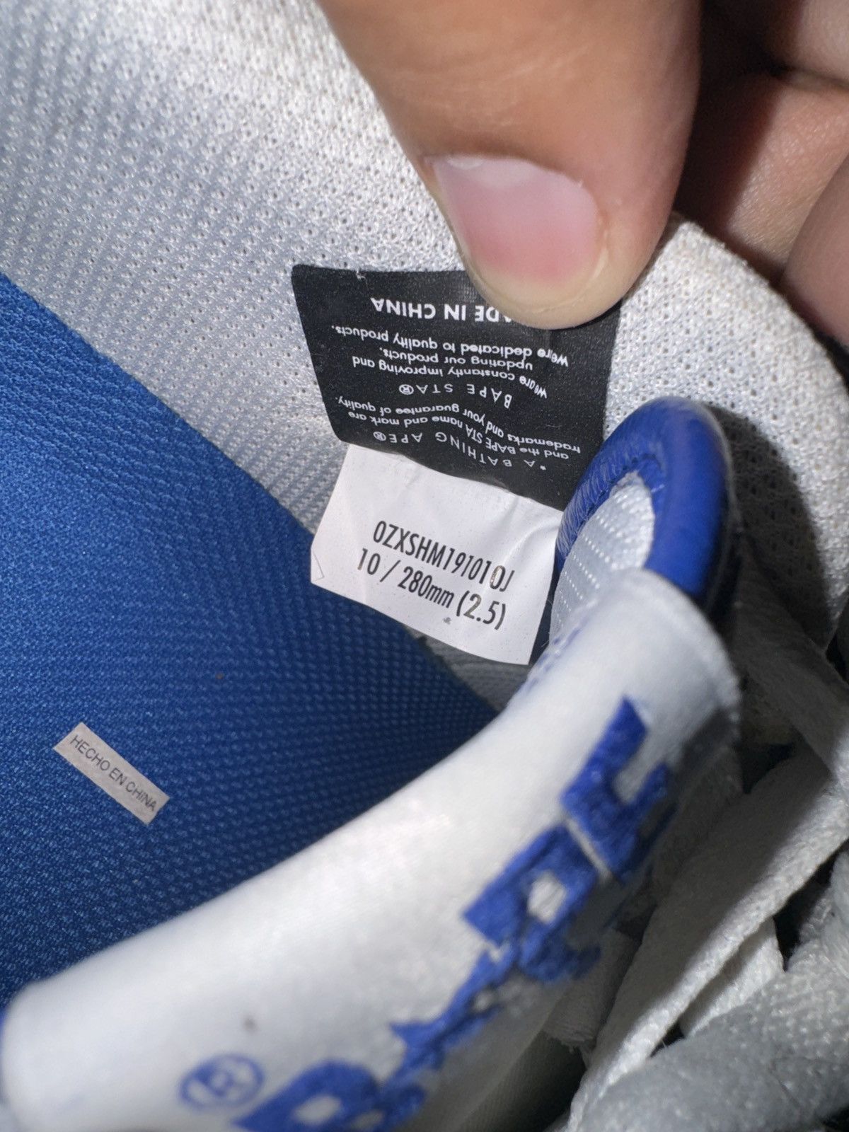 Bape SK8 STA #1 M1 Size US 10 / EU 43 - 5 Thumbnail