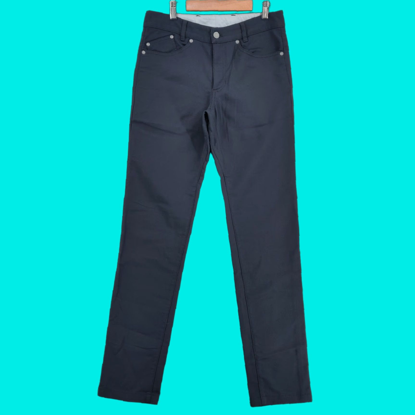 Outlier OUTLIER Pants Slim Mens 30 Workwear Canvas Water Resistant 5-Pocket Straight Rise Mid Gray Size US 30 / EU 46 - 1 Thumbnail