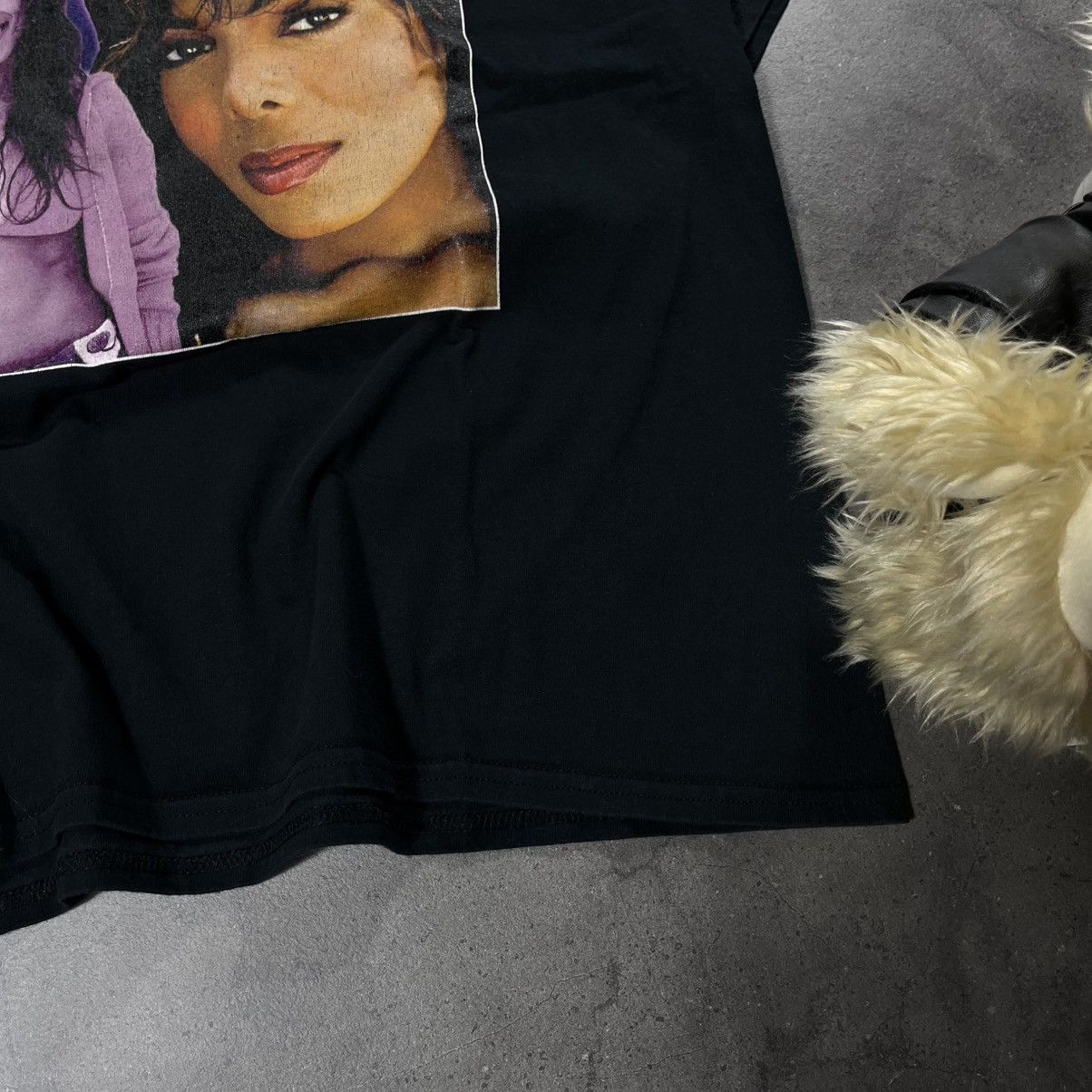 Rap Tees Janet Jackson 00s Vintage Big Logo Pop Star Tee Tshirt Size US L / EU 52-54 / 3 - 5 Thumbnail