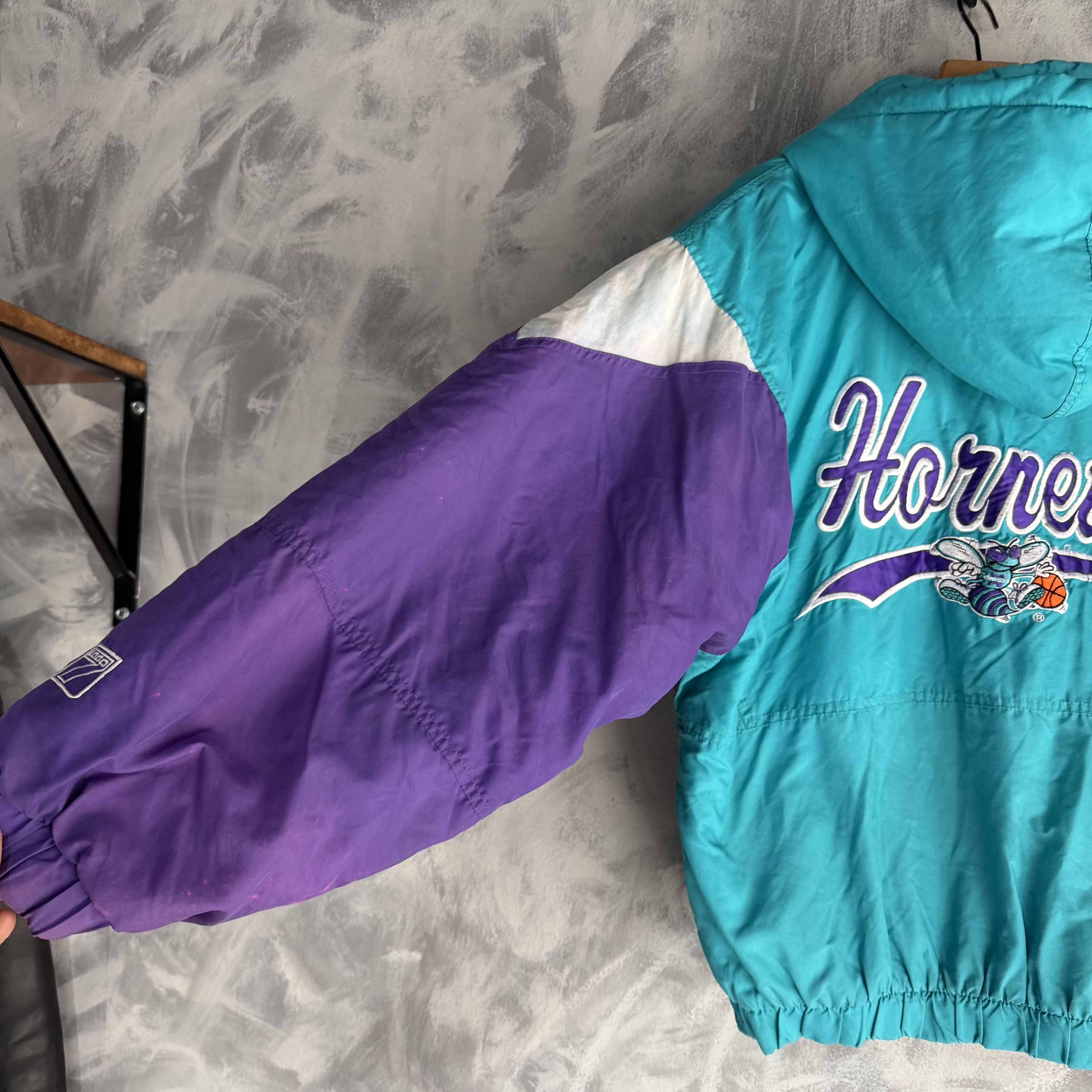 Logo 7 Logo 7 Charlotte Hornets Pullover 1/4 Zip Jacket Embroidered Size US L / EU 52-54 / 3 - 7 Thumbnail