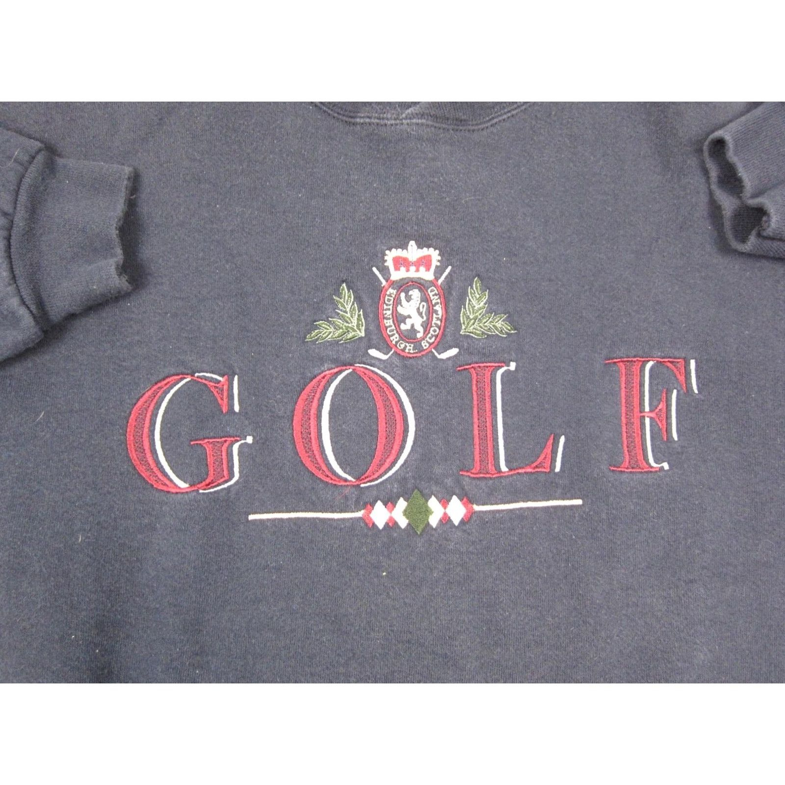 Vintage VINTAGE Galt Sand Edinburgh Scotland Sweatshirt Mens S Blue Golf 80s 90s Crew Neck Pullover Sweatshirt Shirt Mens Blue Golf 80s 90s Size US S / EU 44-46 / 1 - 2 Thumbnail