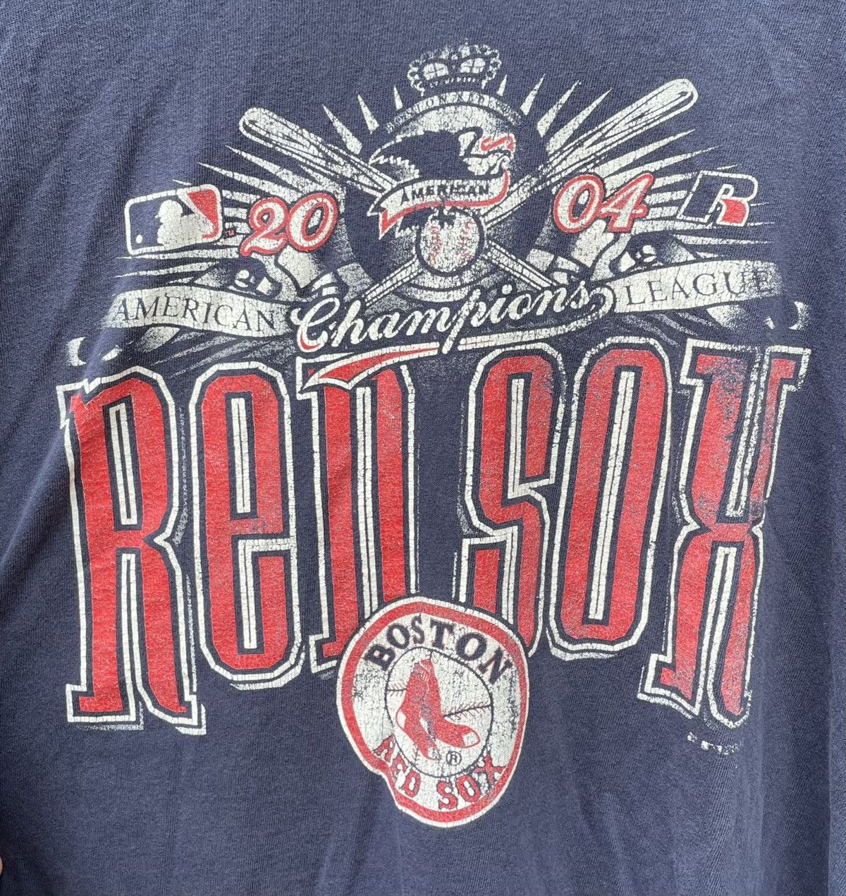 Jerzees Vintage 2004 Russell MLB Boston Red Sox’s Graphic T Shirt Size US XXL / EU 58 / 5 - 3 Thumbnail