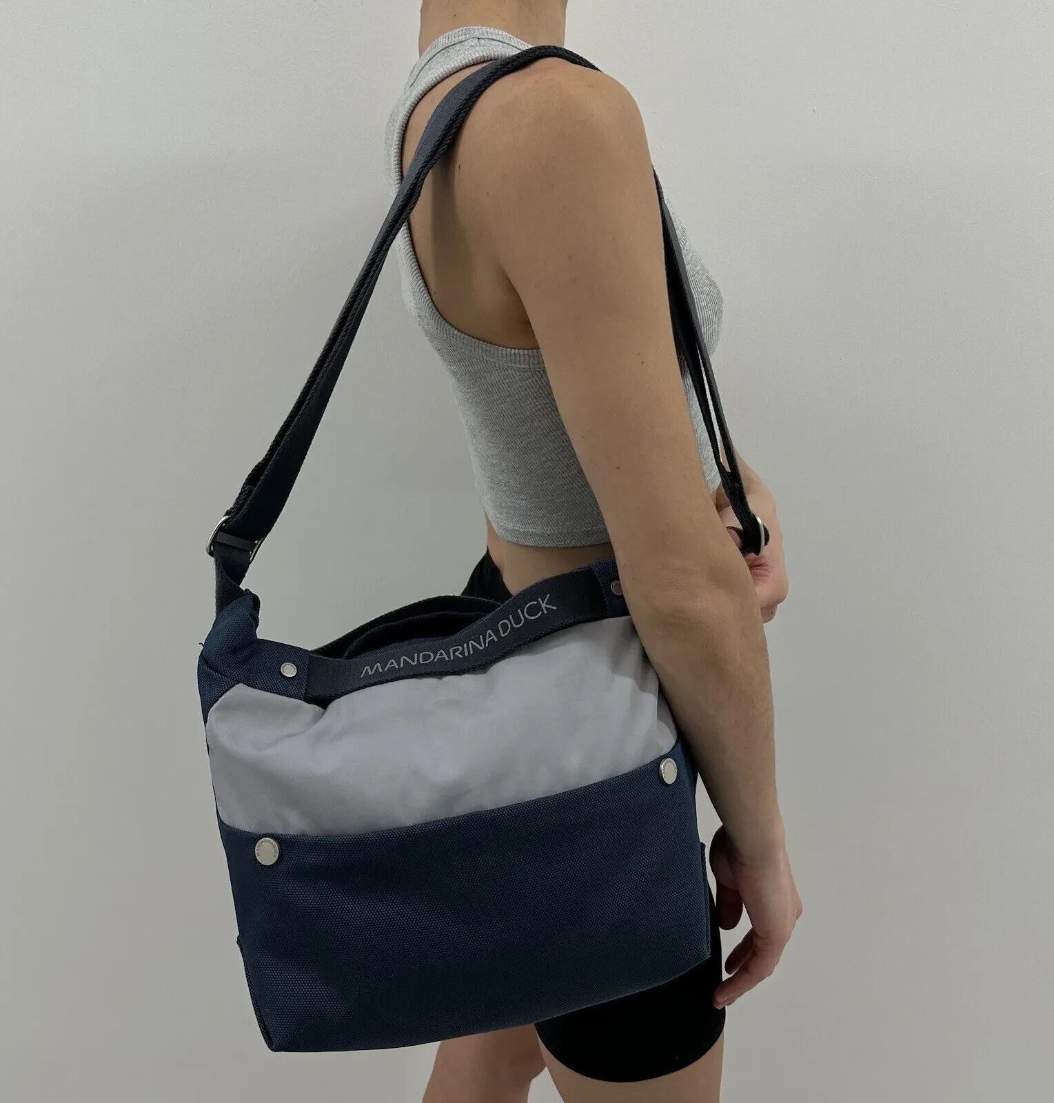 Mandarina Duck MANDARINA DUCK BAGS WOMENS BLUE CROSSBODY 37x26 cm Size ONE SIZE - 4 Thumbnail