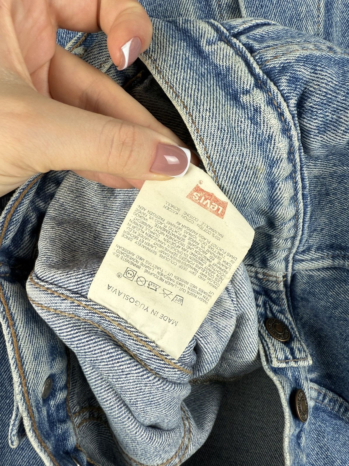 Levi's VTG Levi’s Type 3 Men’s Denim Trucker Jacket Yugoslavia Size US M / EU 48-50 / 2 - 17 Thumbnail