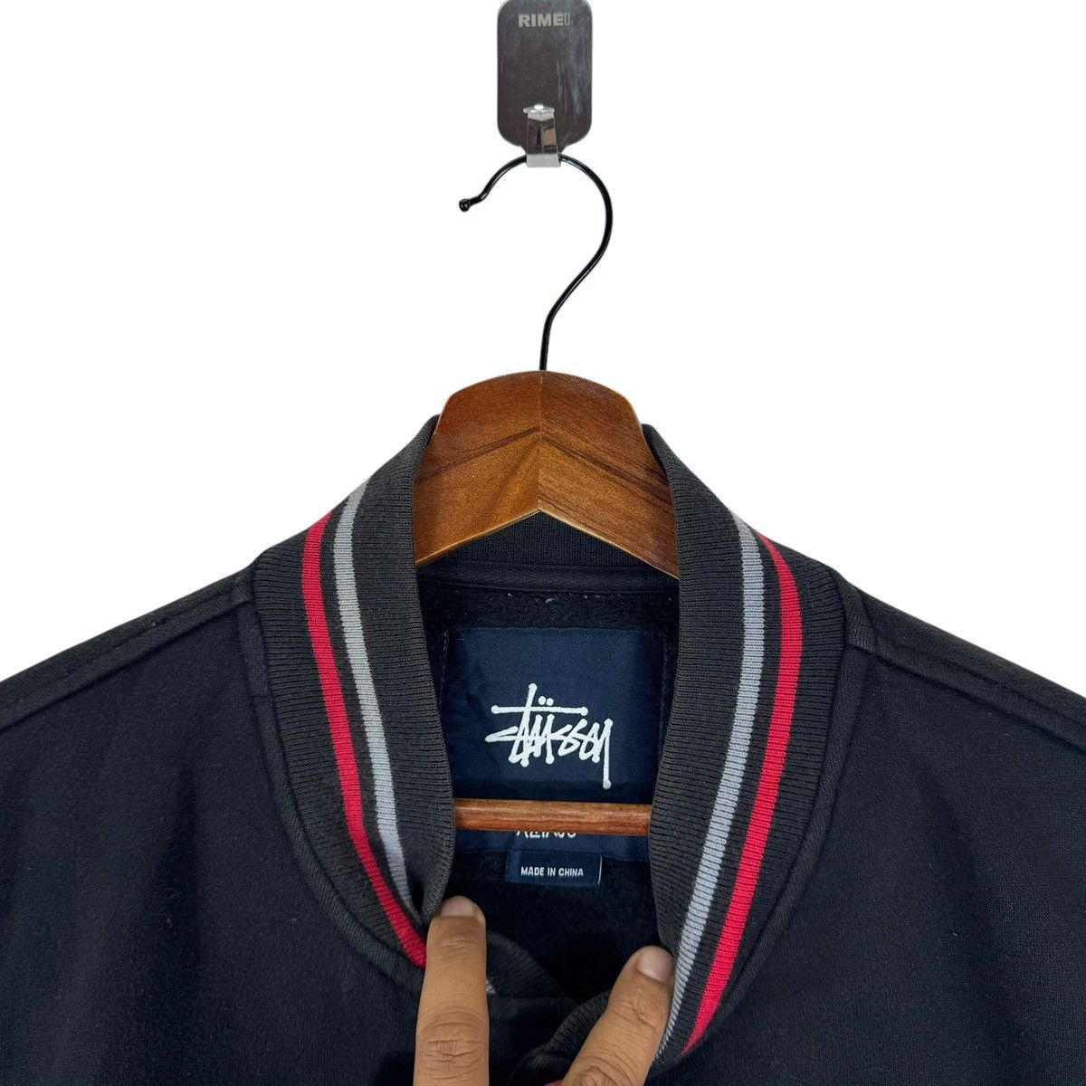 Stussy × Vintage VINTAGE STUSSY INTERNATIONAL VARSITY COTTON SWEATER Size US M / EU 48-50 / 2 - 5 Thumbnail
