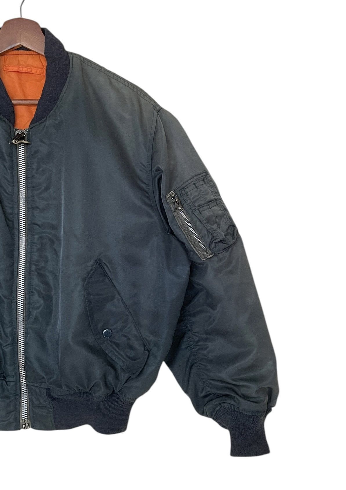 Vintage Vintage USAF Fly Bomber Jacket 1990s Size US L / EU 52-54 / 3 - 6 Thumbnail