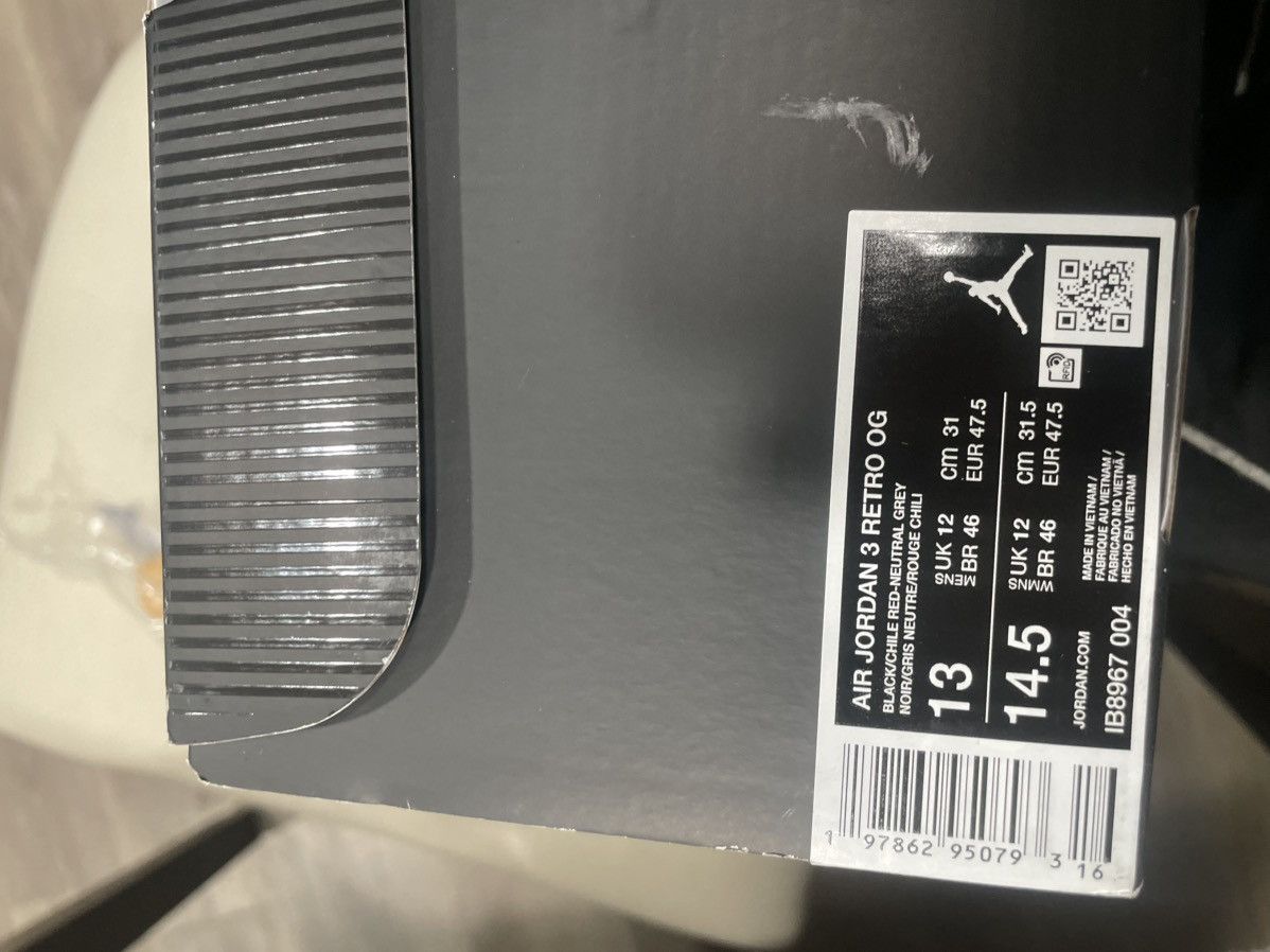 Jordan Brand Jordan 3 rare air size 13 Size US 13 / EU 46 - 10 Thumbnail