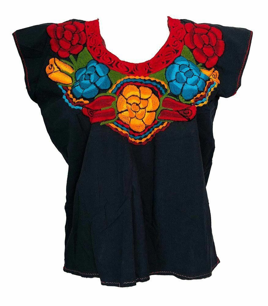 Designer New Marine Blue Hand Made Blouse L Size L / US 10 / IT 46 - 1 Thumbnail