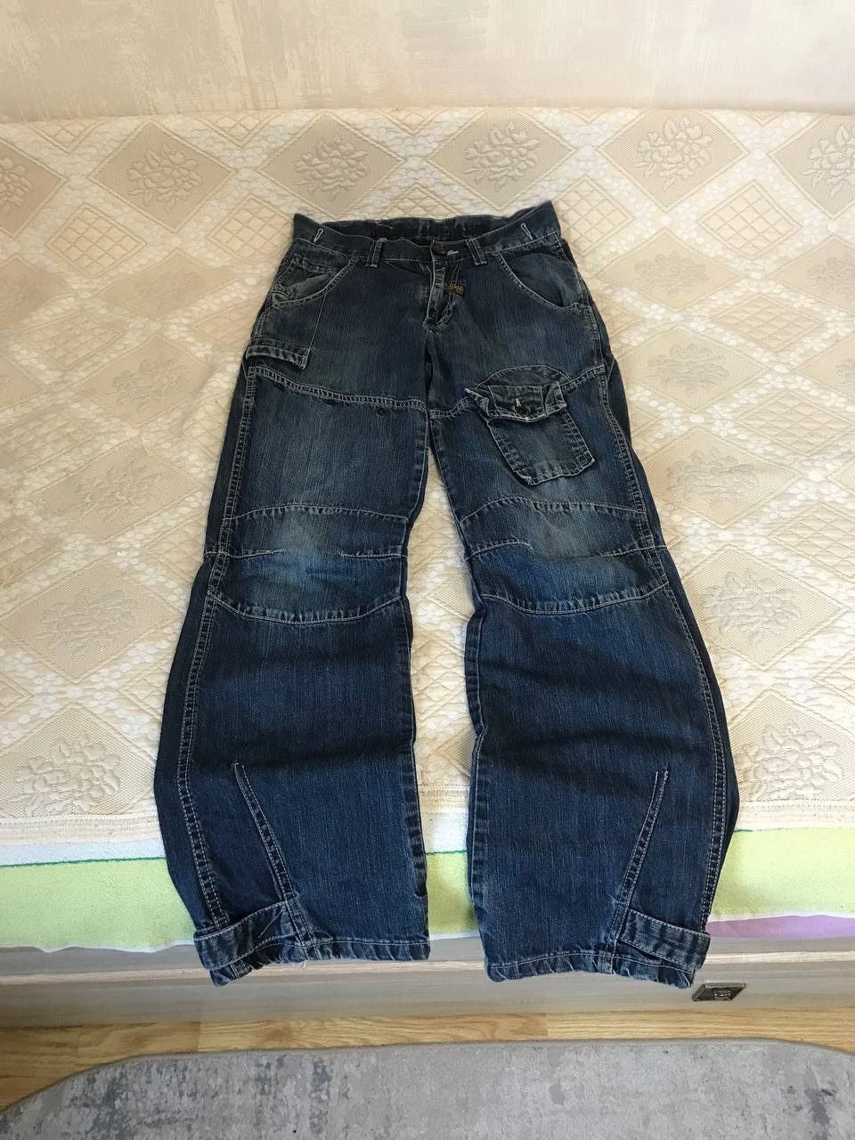 G-Star 🔥 G-Star Raw Loose Cargo Pockets Pants Denim Jeans Y2K Size US 30 / EU 46 - 11 Thumbnail