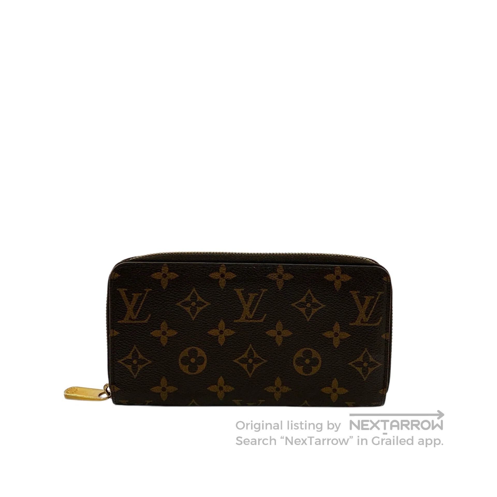 Louis Vuitton Louis Vuitton Dark Brown Logo Monogram Full Print Wallet| Size ONE SIZE - 1 Thumbnail