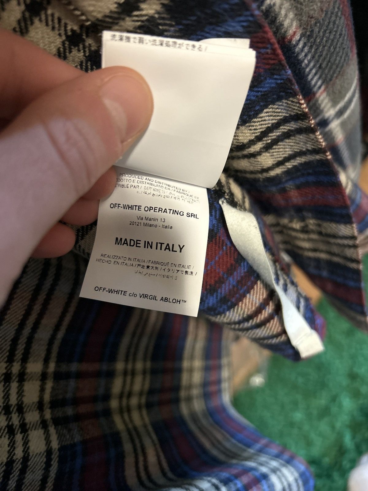 Off-White Off-White Heavy Flannel Size US M / EU 48-50 / 2 - 8 Thumbnail