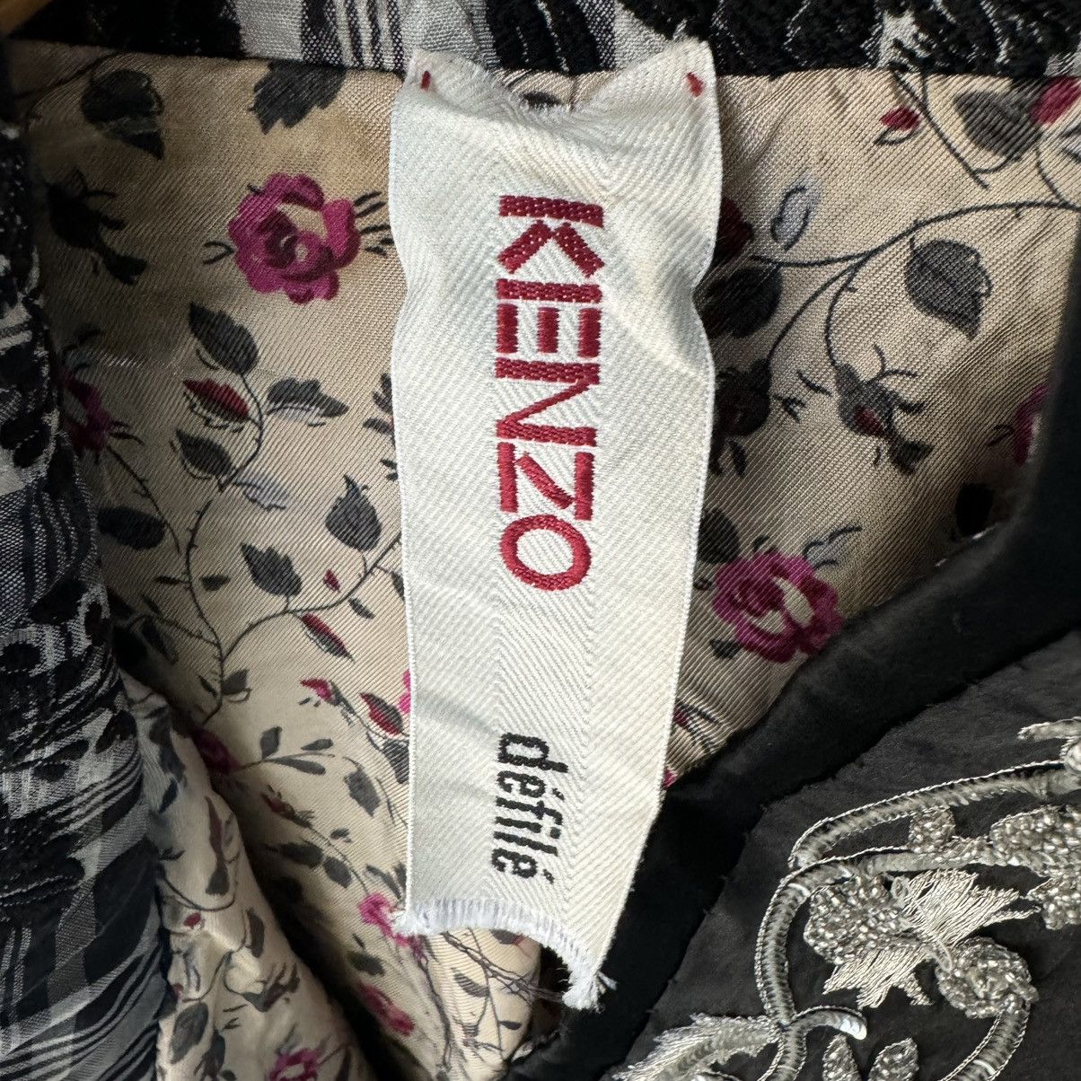 Kenzo Kenzo Defile Embroidery Blazer Size S / US 4 / IT 40 - 9 Thumbnail