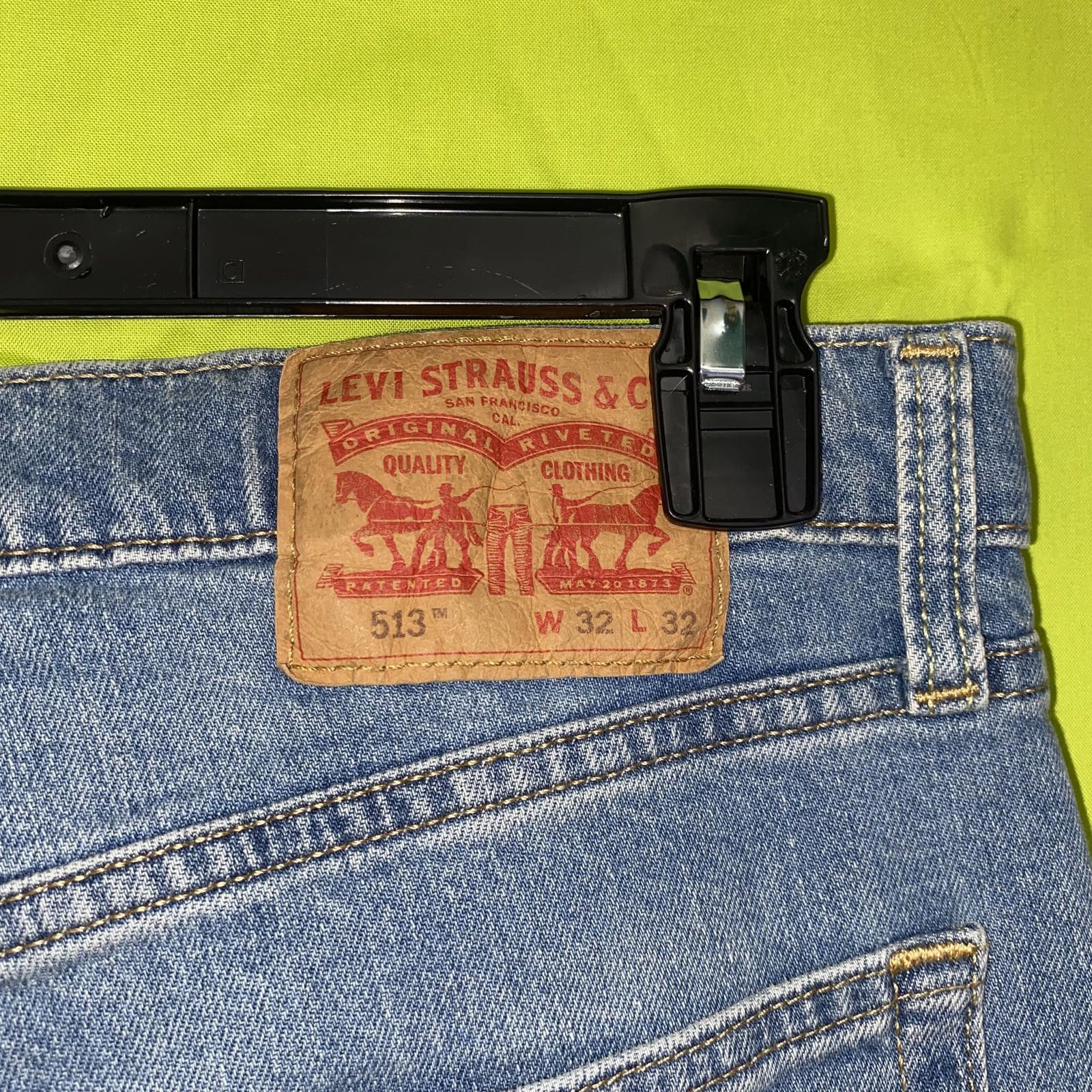 Levi's Levis 513 Slim Straight Flex Men's Jeans 32 Size US 32 / EU 48 - 3 Thumbnail