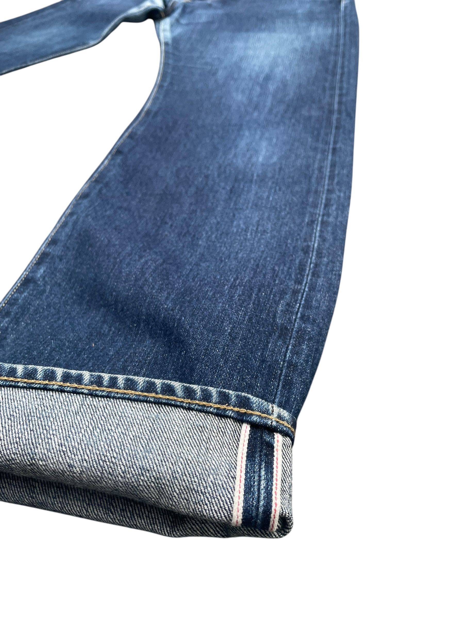 Japanese Brand Uniqlo Kaihara Redline Selvedge Denim Size US 35 - 3 Thumbnail