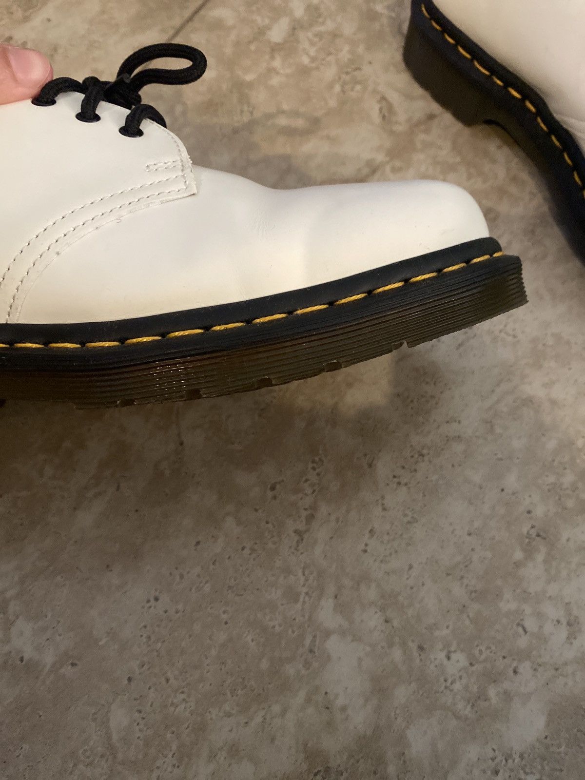 Dr. Martens 1461 White Dr. Marten Boots Size US 8 / EU 41 - 6 Thumbnail