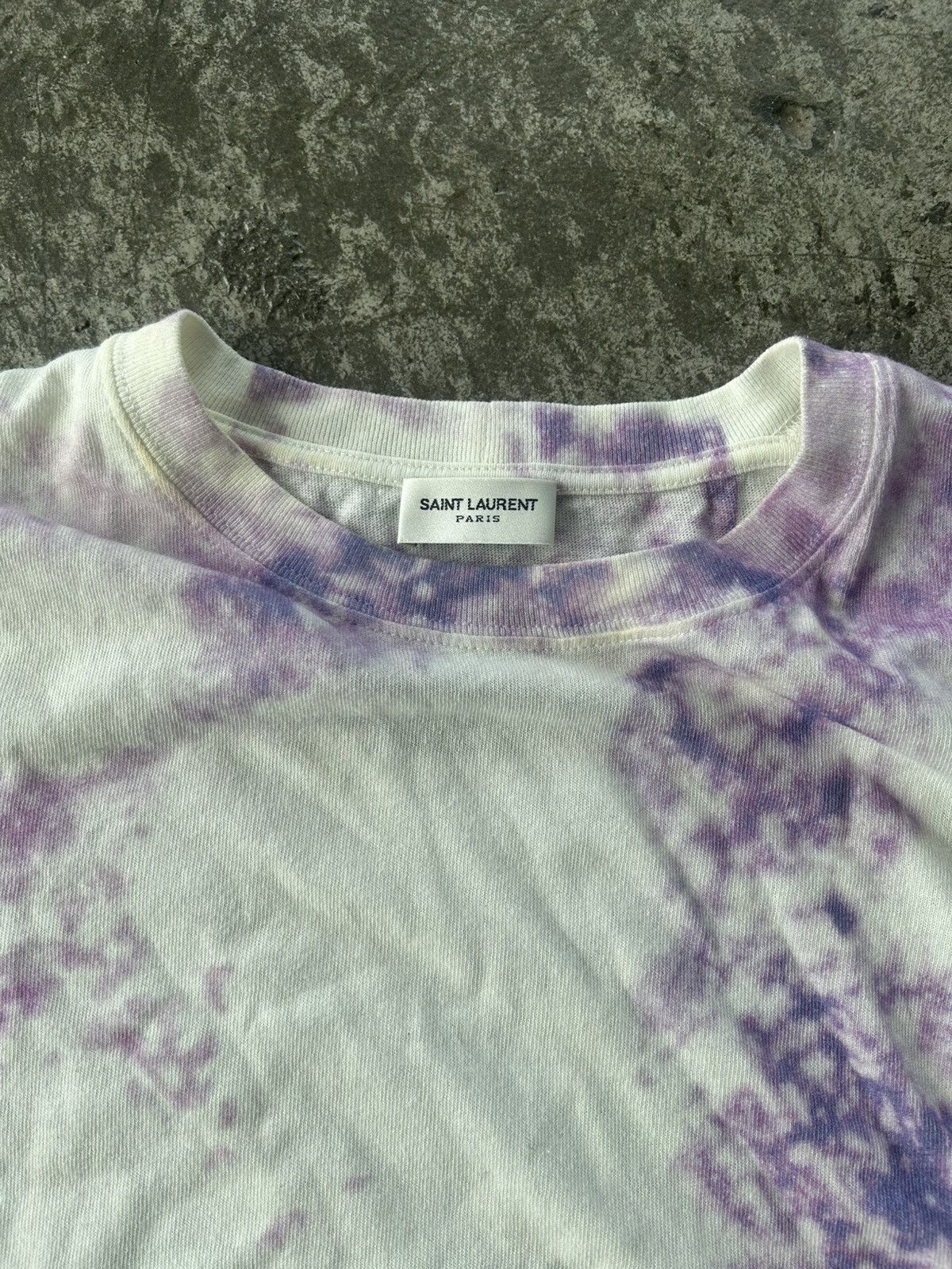 Saint Laurent Paris Saint Laurent Paris SS16 Tie Dye T Shirt Hedi Slimane Size US XS / EU 42 / 0 - 3 Thumbnail