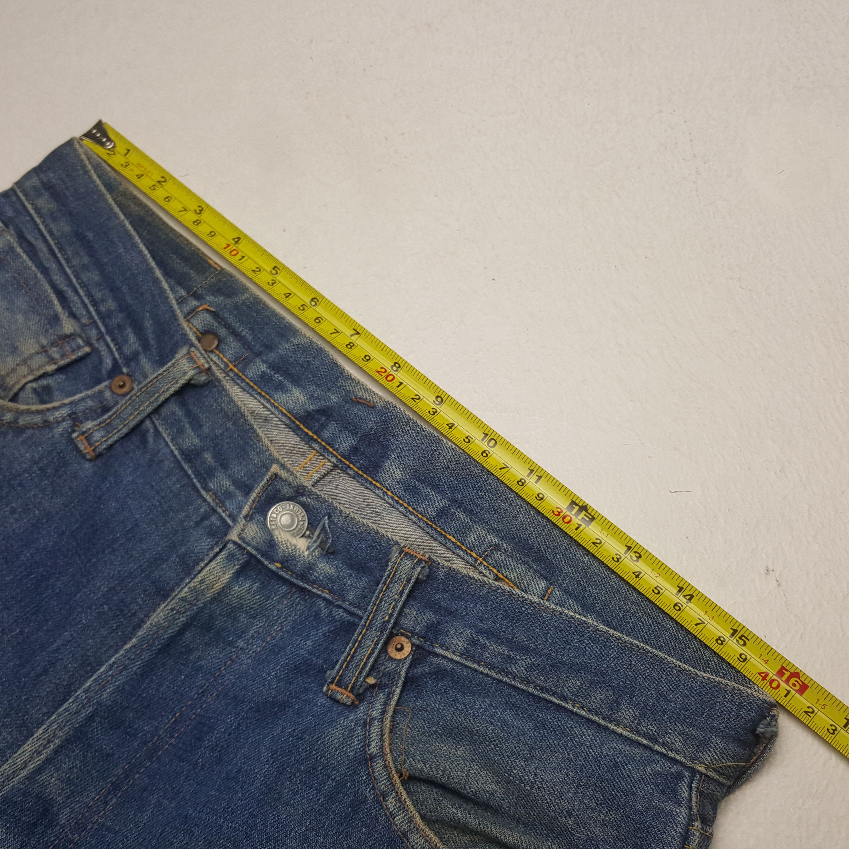 Evisu Vintage Evis Selvedge Daicock Custom Art Denim Jeans RR10 Size US 32 / EU 48 - 7 Thumbnail