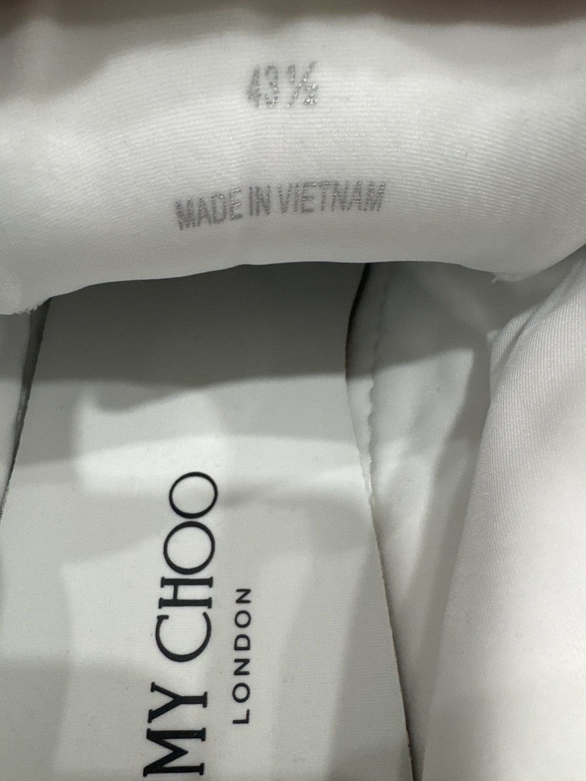 Jimmy Choo Jimmy Choo White Sneakers Size US 10.5 / EU 43-44 - 7 Thumbnail