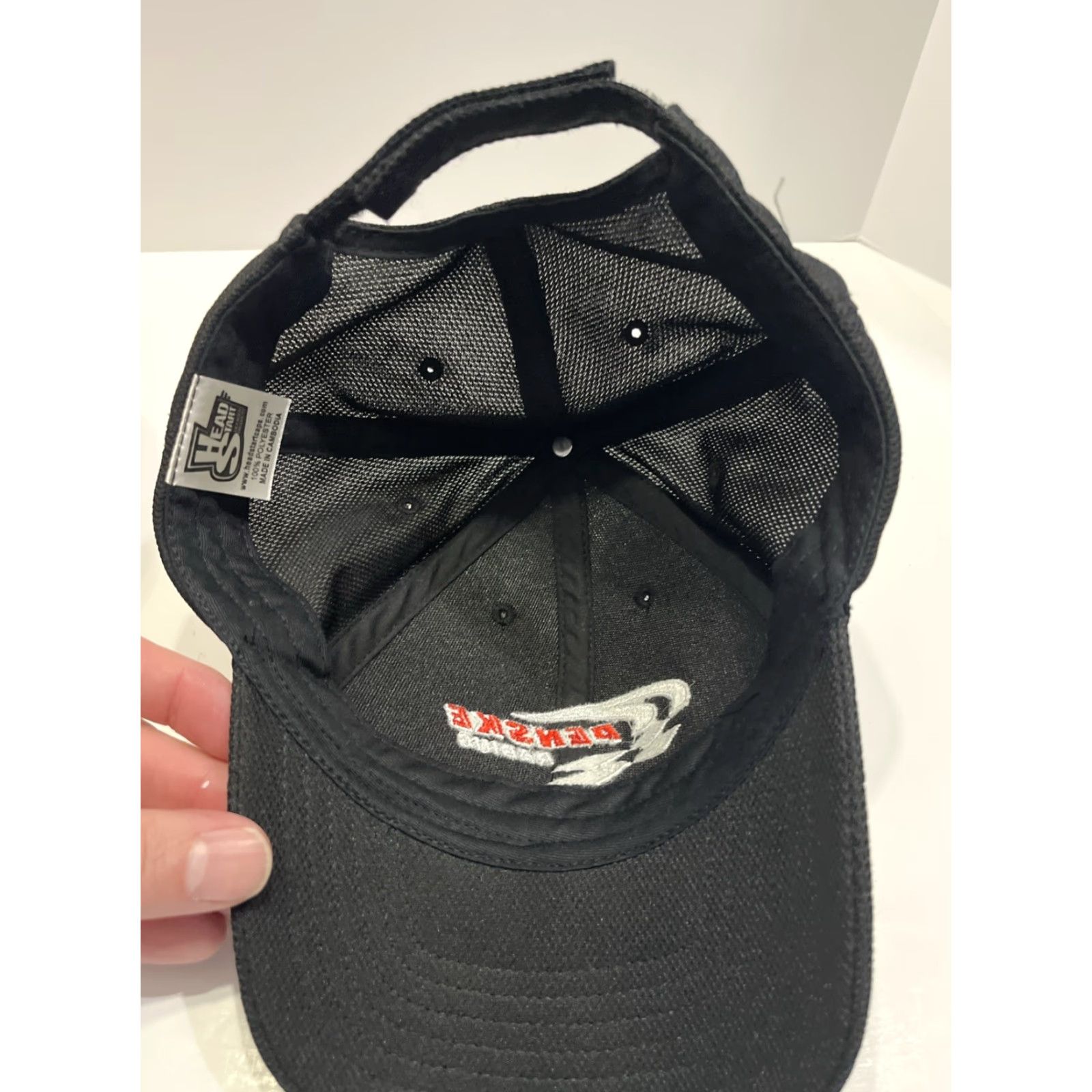Vintage Penske Racing Mens Black snapback Hat Baseball Cap Adult adjustable new Size ONE SIZE - 5 Thumbnail