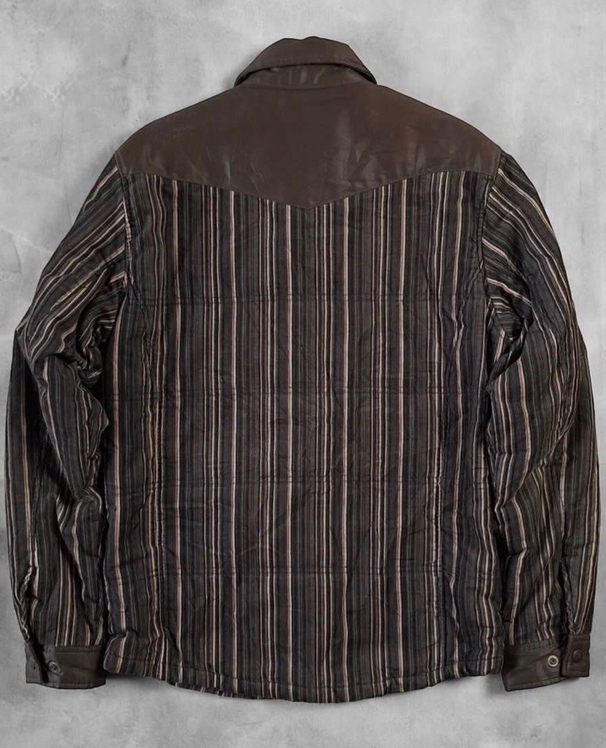 Issey Miyake × Japanese Brand × Tete Homme Tetep home mens stripe shirt Size US M / EU 48-50 / 2 - 2 Thumbnail