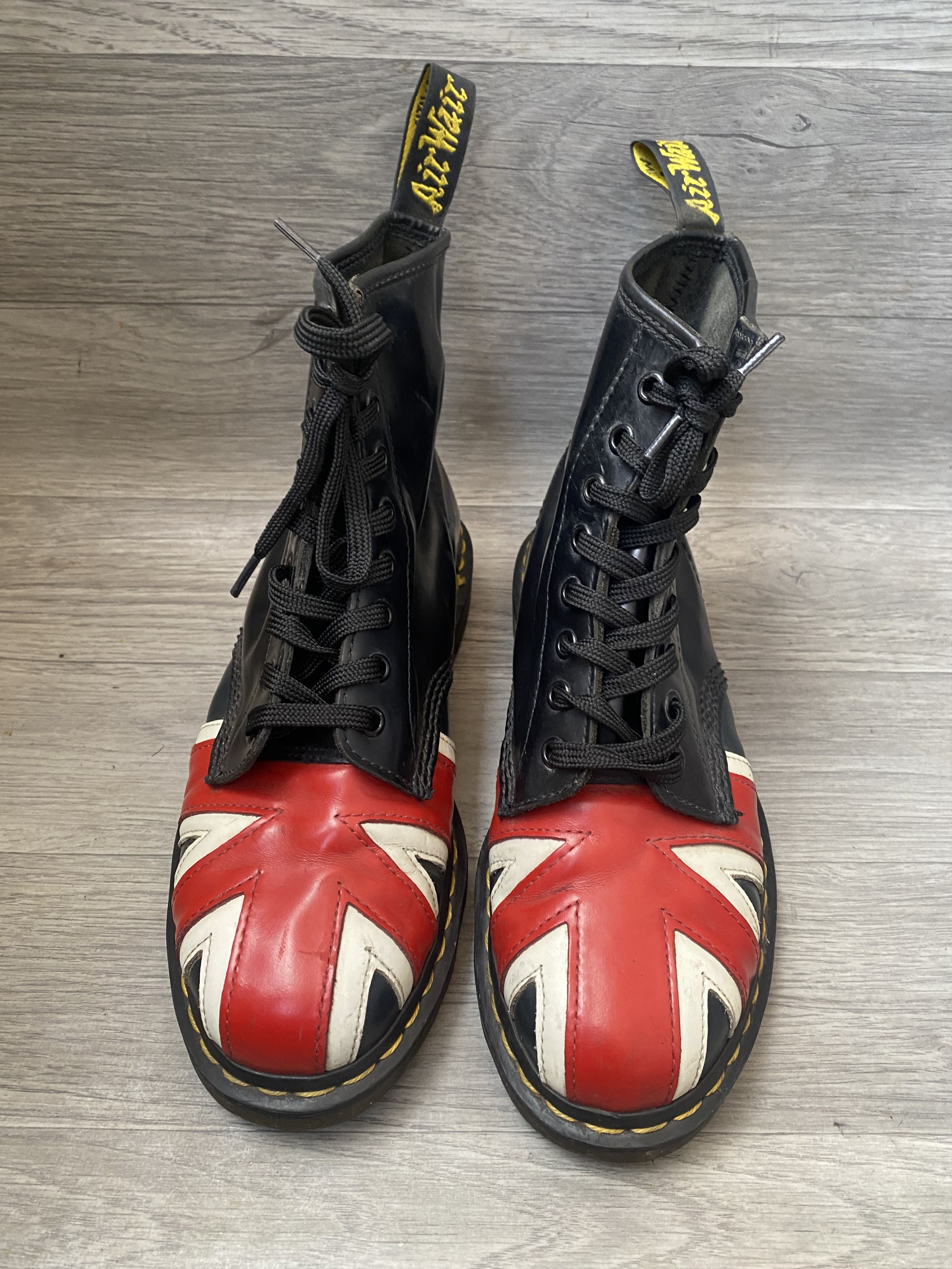 Dr. Martens Dr martens union jack british flag boots sz 40 Size US 7 / EU 40 - 3 Thumbnail