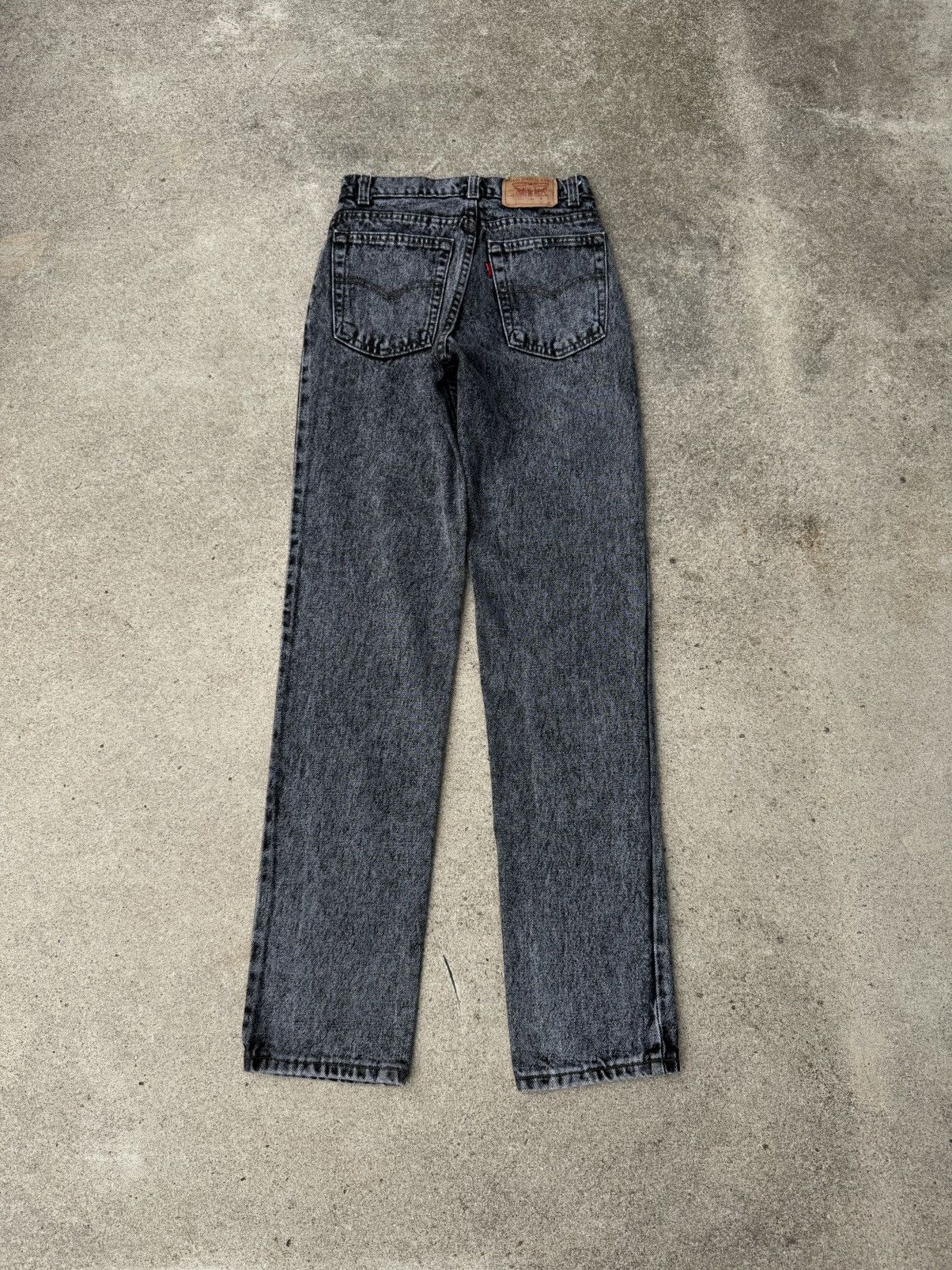 Levi's × Vintage Vtg 90’s Levi’s 505 Buttonfly Acid Black Jeans Student 26x32 Size 26" / US 2 / IT 38 - 3 Thumbnail