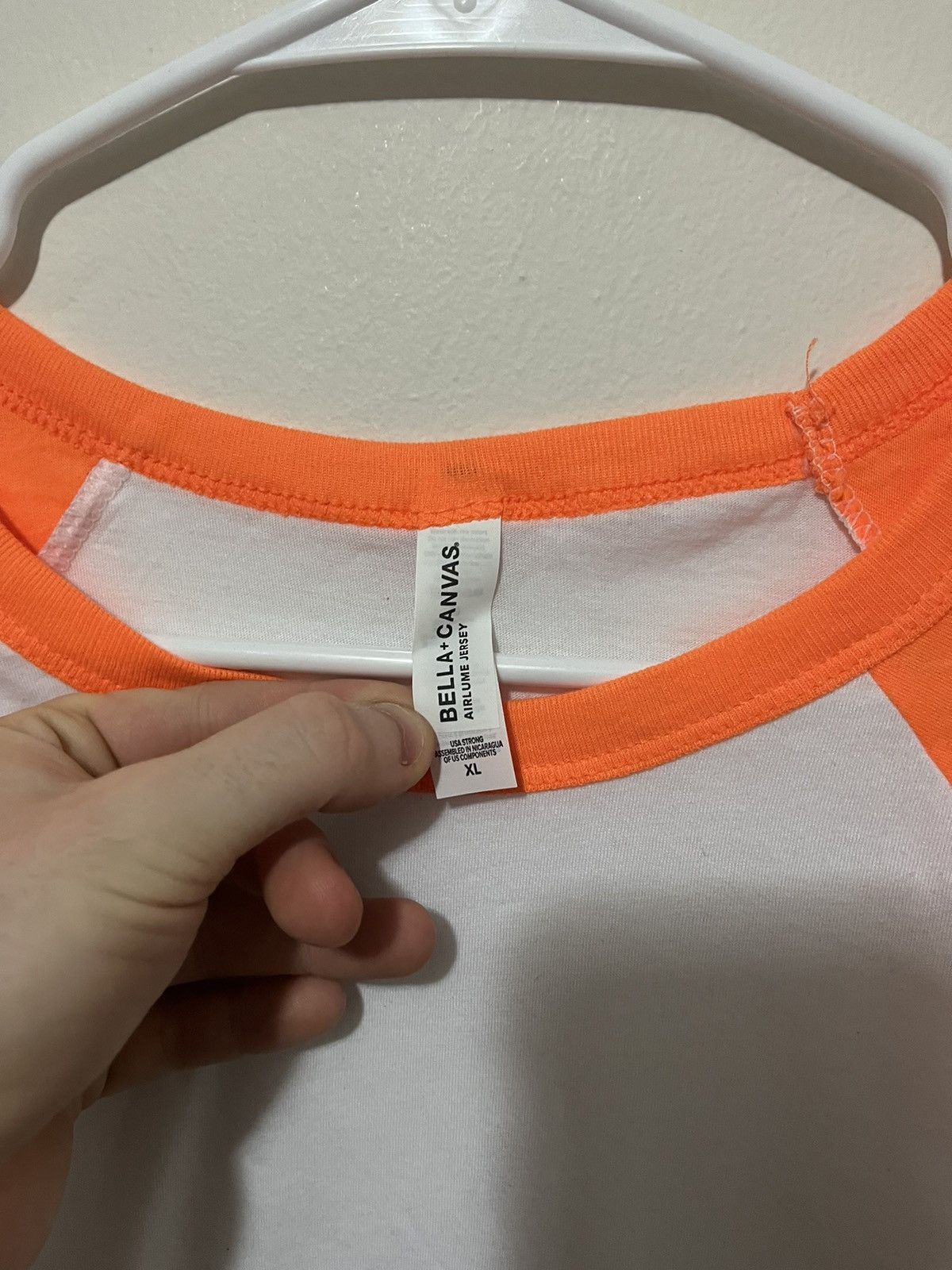 Drain Gang × Sad Boys Nation Strawberry Raglan T-Shirt Orange/White | XL Size US XL / EU 56 / 4 - 4 Thumbnail
