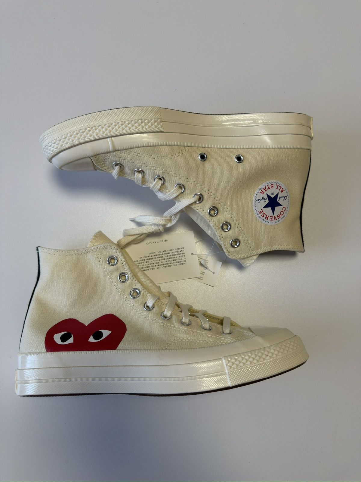 Comme des Garcons PLAY × Converse CONVERSE X COMME DES GARÇONS PLAY CHUCK 70 HI Size US 8 / EU 41 - 1 Thumbnail