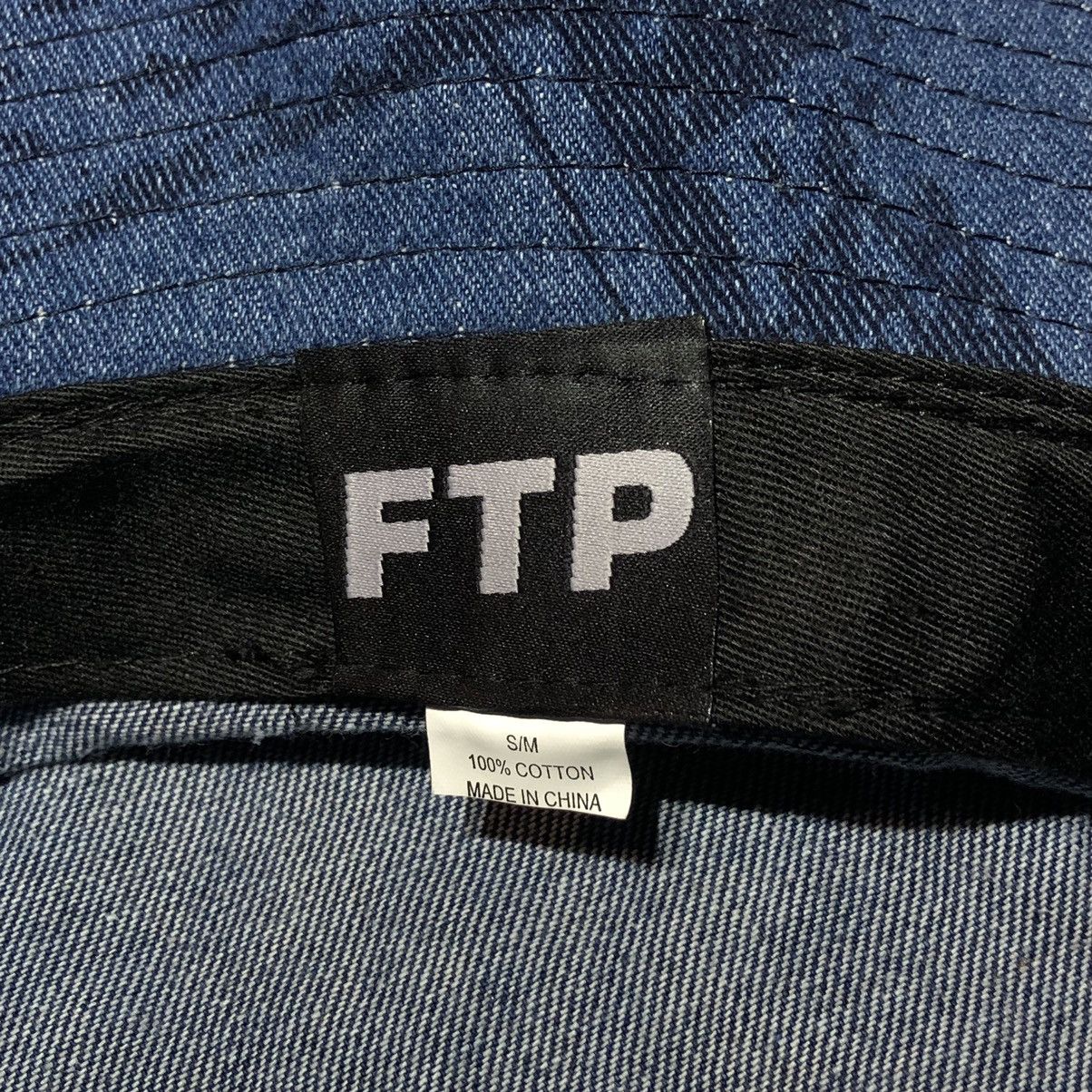 Fuck The Population FTP Psycho Denim Bucket Hat Size ONE SIZE - 6 Thumbnail