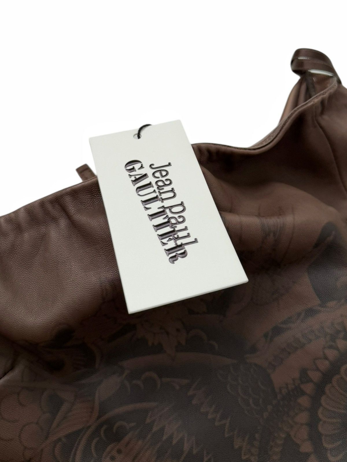 Jean Paul Gaultier $2,200 The Tattoo Lambskin Top Size S / US 4 / IT 40 - 11 Thumbnail