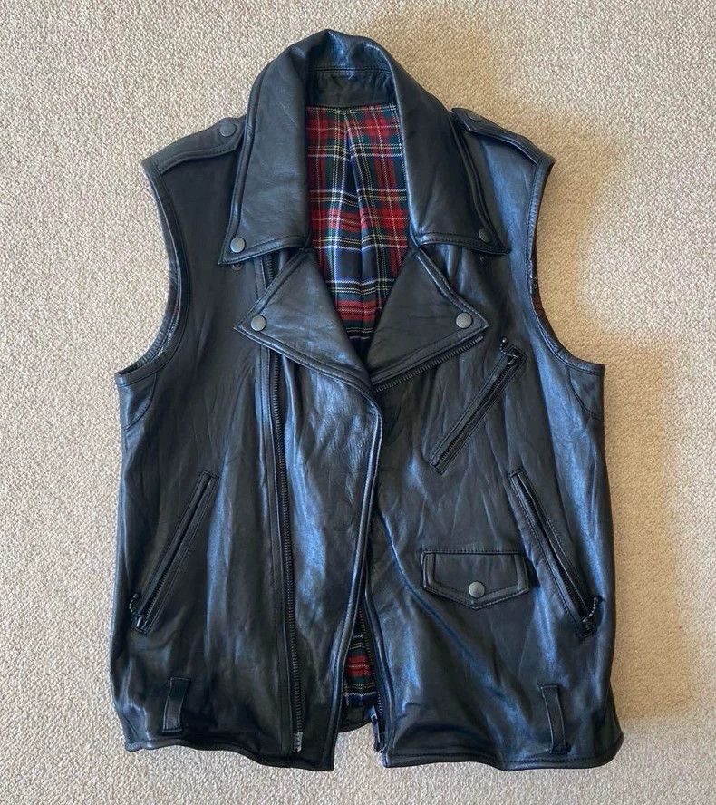 Number (N)ine 05ss Leather Vest