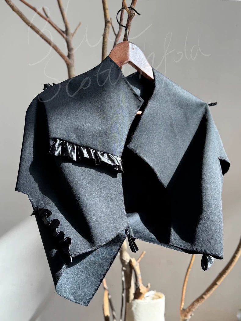 Comme des Garcons Comme Des Garcons Mainline Ruffled Distorted Cape Top Size S / US 4 / IT 40 - 2 Thumbnail