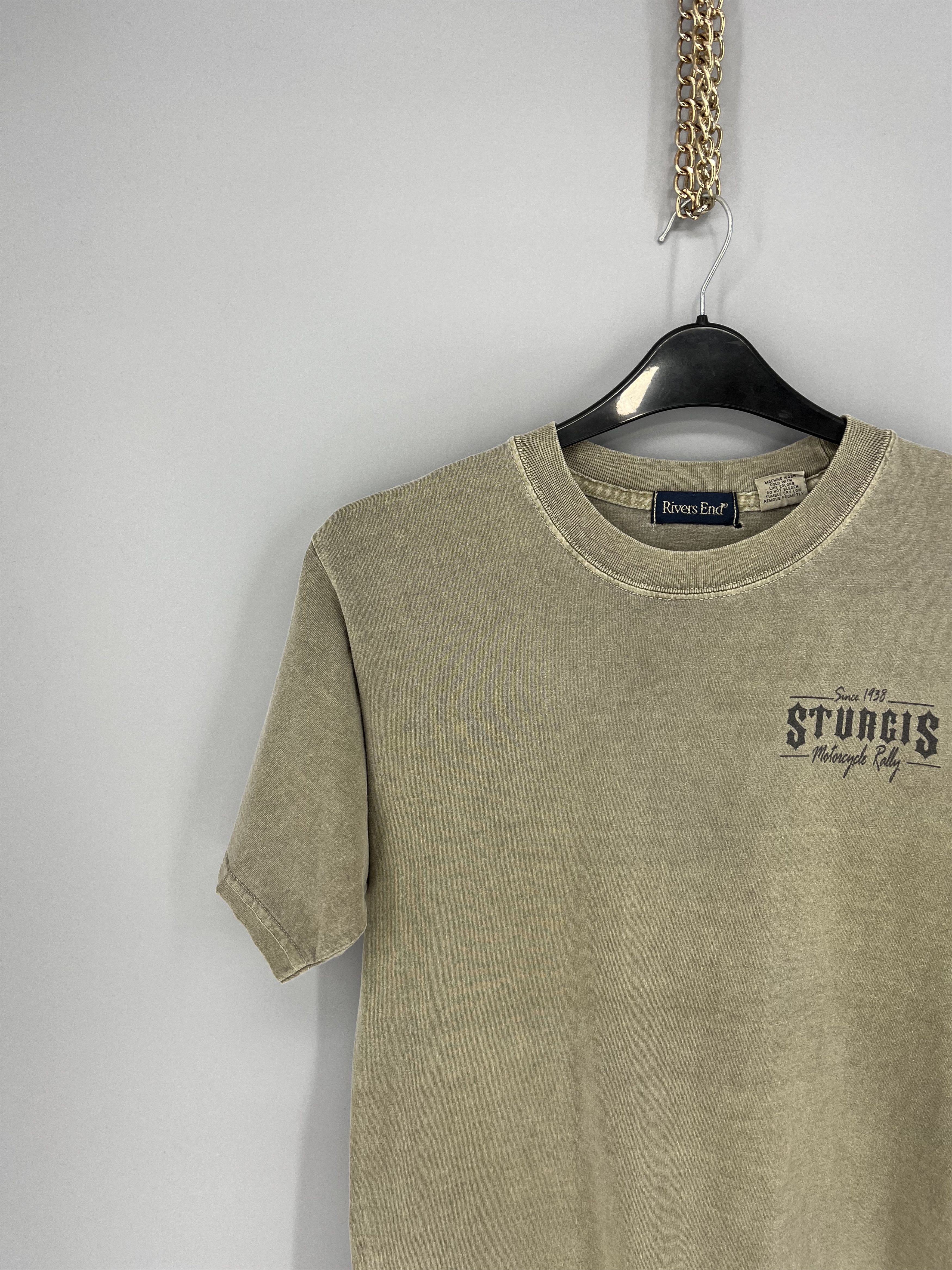 Indian Motorcycle Vintage Distressed Sturgis Bike Week South Dakota 2000 Tee Size US S / EU 44-46 / 1 - 5 Thumbnail