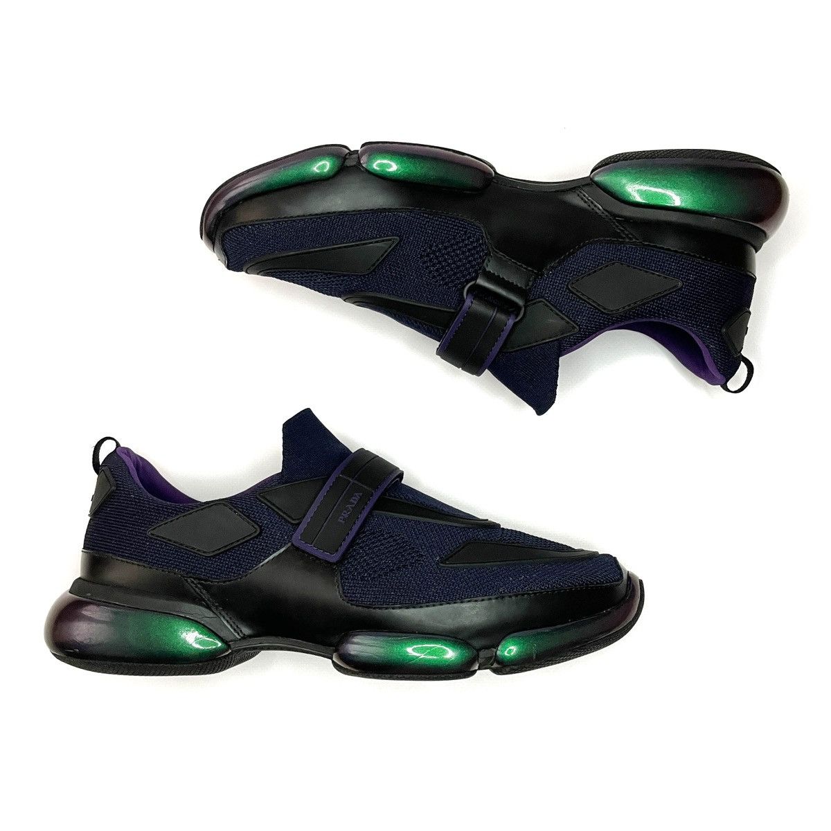 Prada Prada Cloudbust Purple-Green Sneakers Size US 8.5 / EU 41-42 - 3 Thumbnail