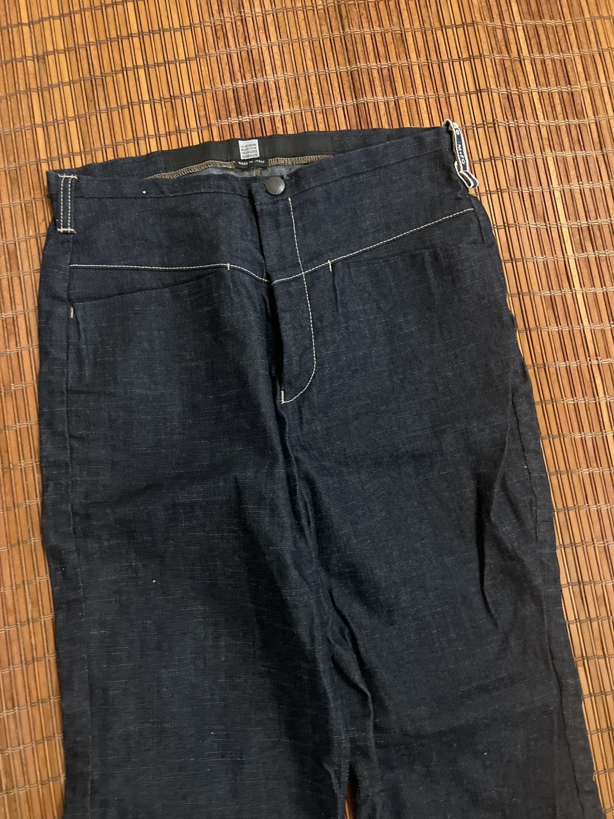 Marithe + Francois Girbaud Marithe & girbaud Dark blue wash straight leg denim jeans Size 29" - 3 Thumbnail