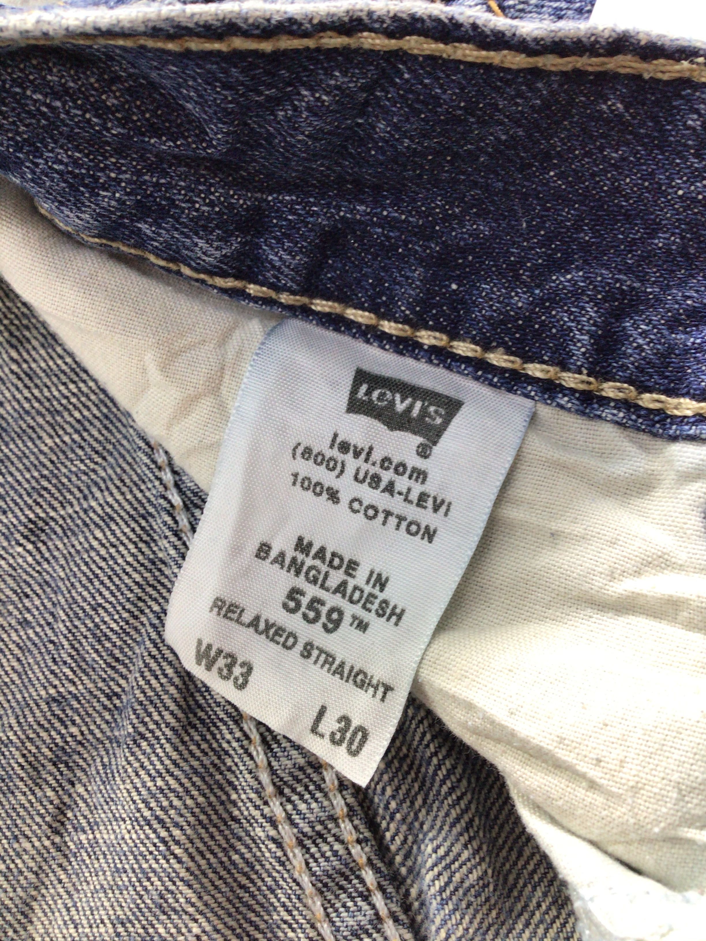 Levi's Vintage Levis 559 Jeans-J520 Size US 34 / EU 50 - 10 Thumbnail
