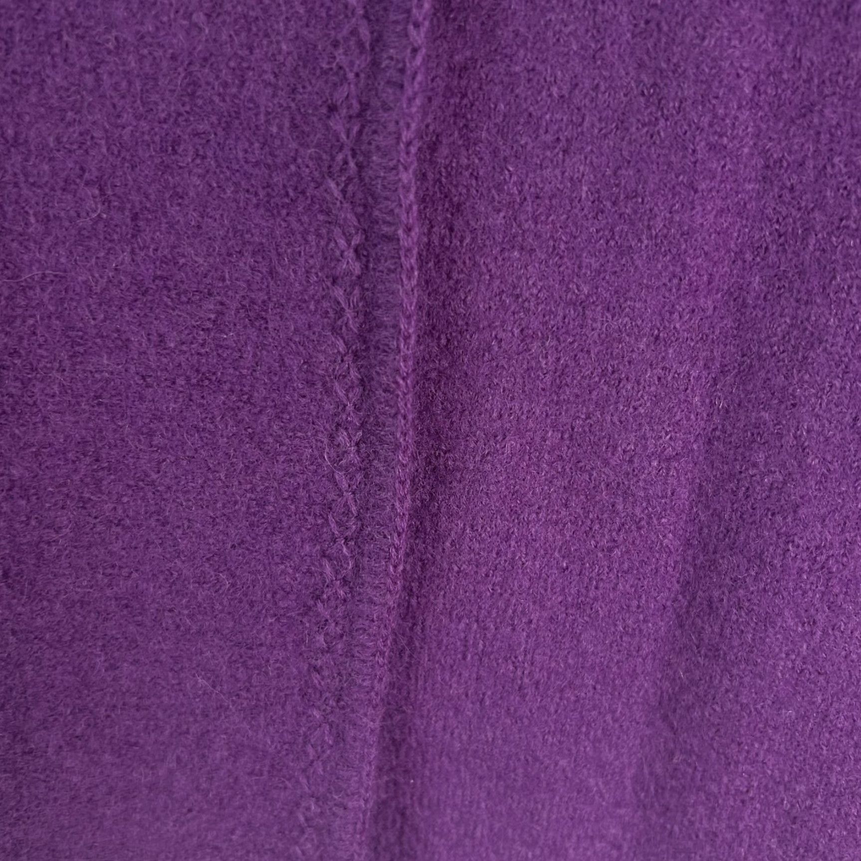 Vintage VINTAGE Moviveaux Jacket Womens PS Purple 100% Wool Open Mid-Length Long Sleeve Classic Fit Australia 90s Designer Size S / US 4 / IT 40 - 3 Thumbnail