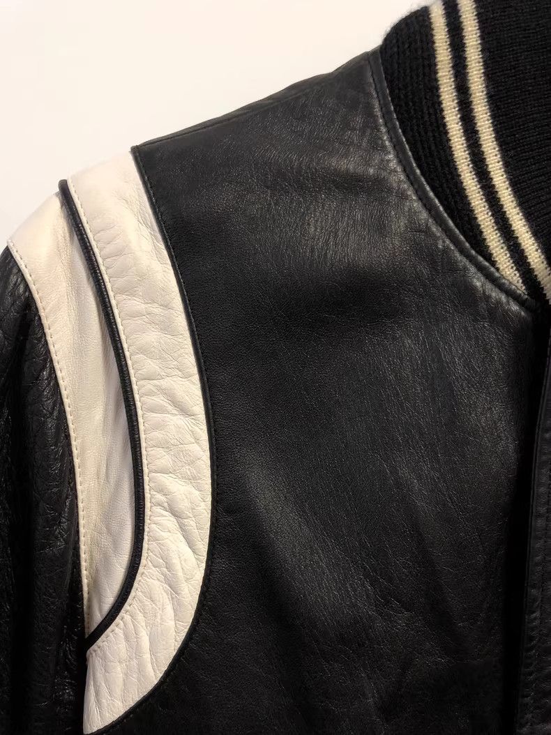 Saint Laurent Paris Saint Laurent 16fw full leather black baseball jacket -DMC Size US S / EU 44-46 / 1 - 2 Thumbnail