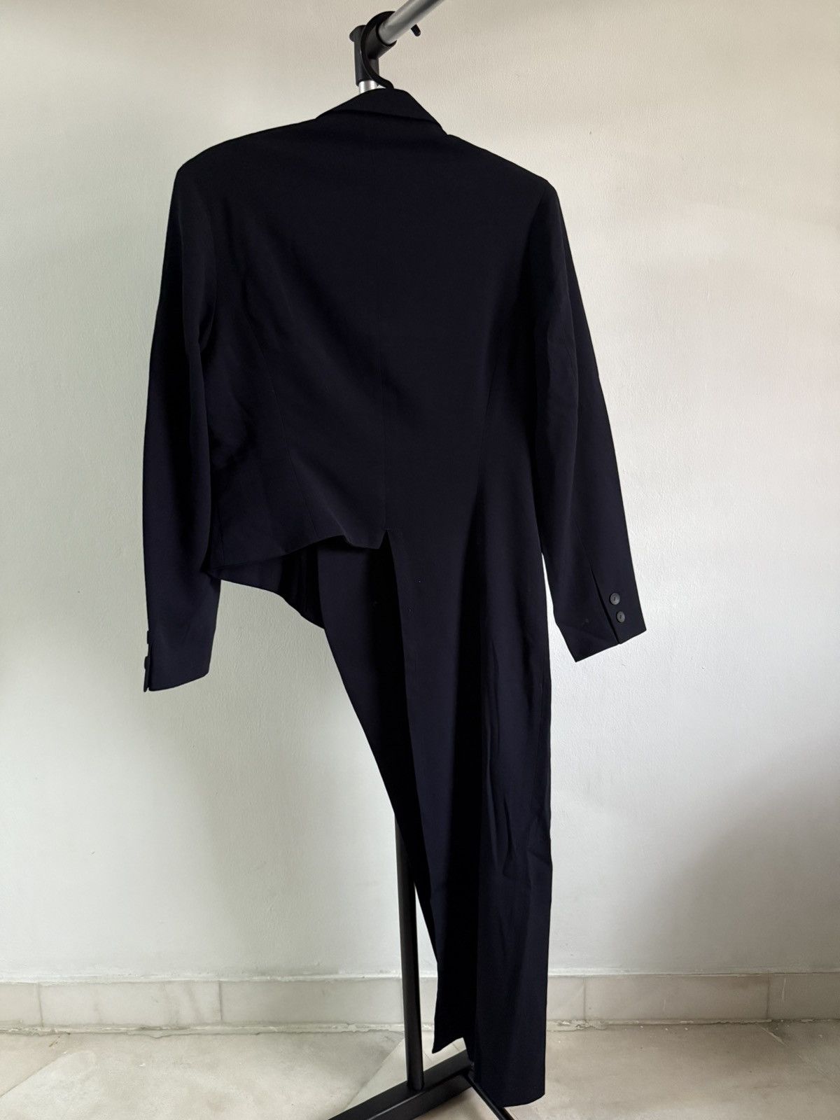 Yohji Yamamoto Rare Yohji Yamamoto asymetrical Blazer with right trouser Size US S / EU 44-46 / 1 - 7 Thumbnail