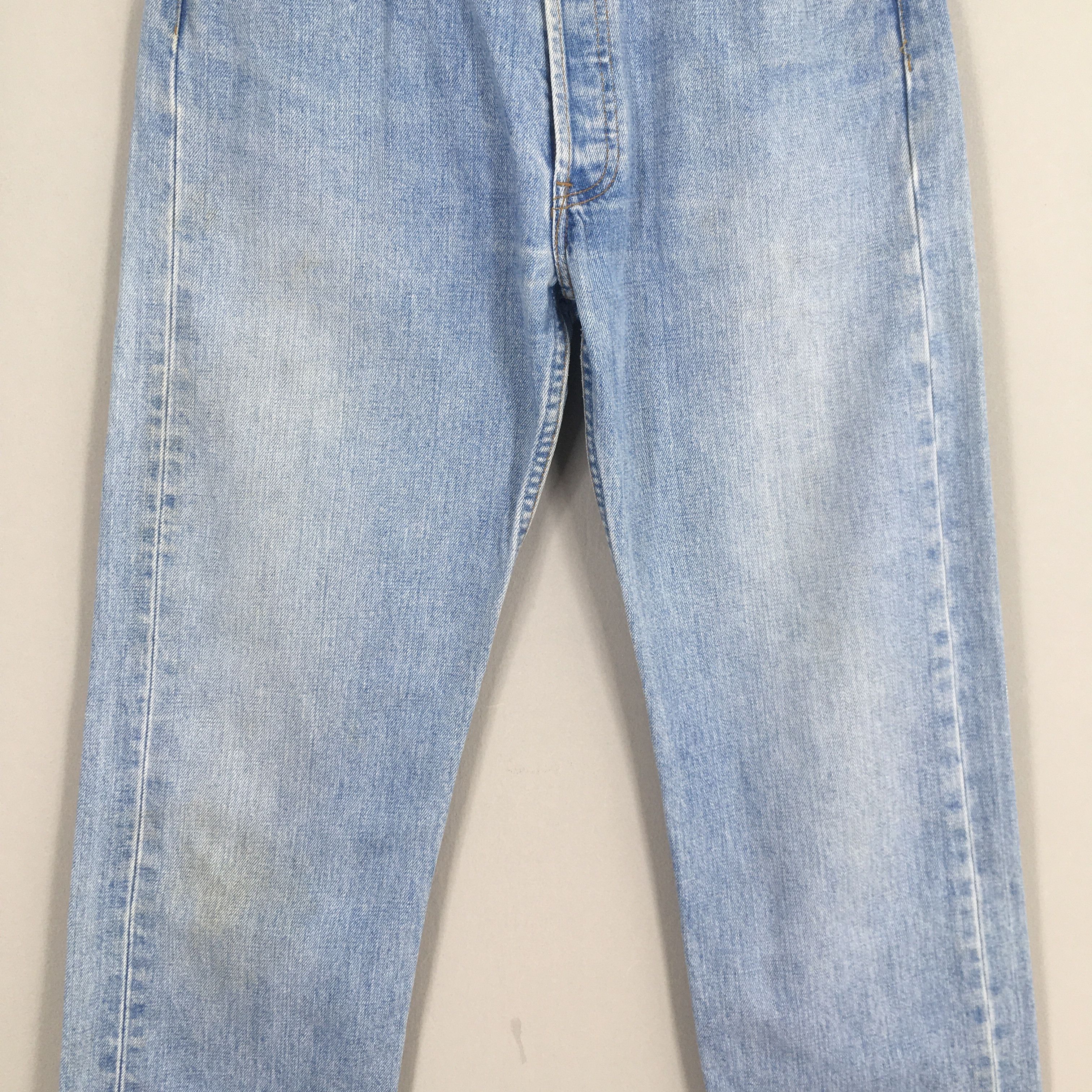 Levi's Size 30x30 Vintage 90s Levi's 501 Faded Blue Jeans S856 Size US 30 / EU 46 - 3 Thumbnail