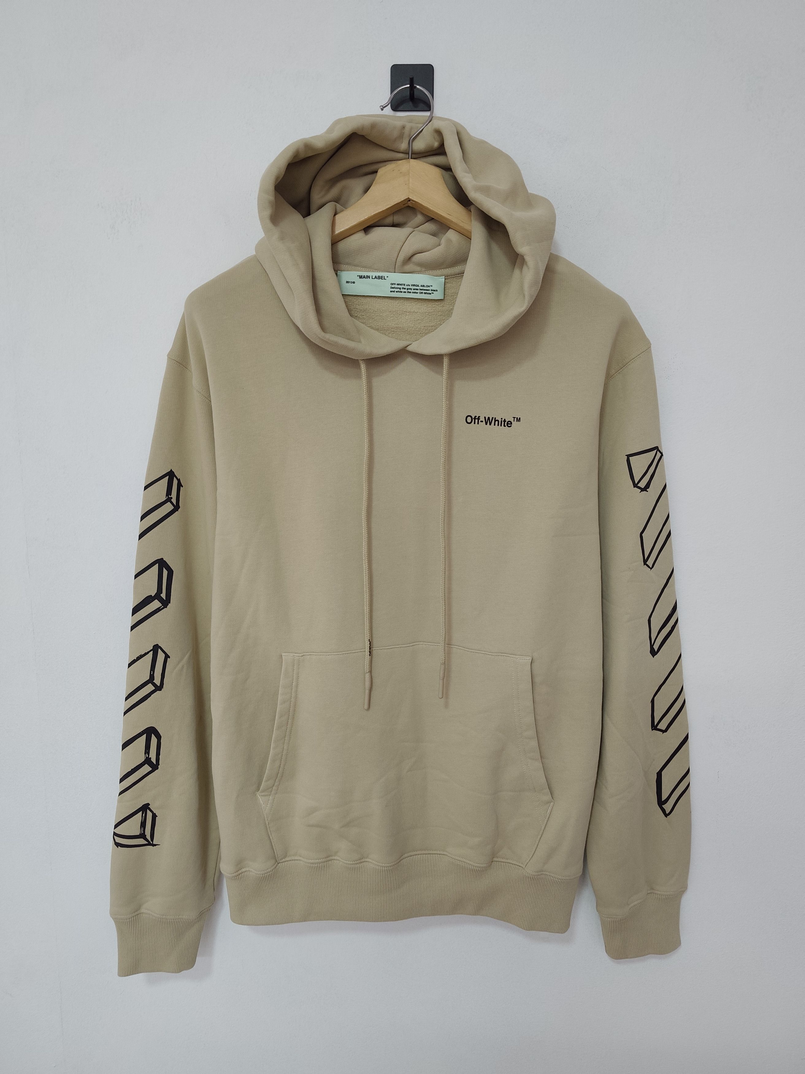 Off-White Off-White "Outline Marker Arrow Hoodie" Size US L / EU 52-54 / 3 - 1 Thumbnail