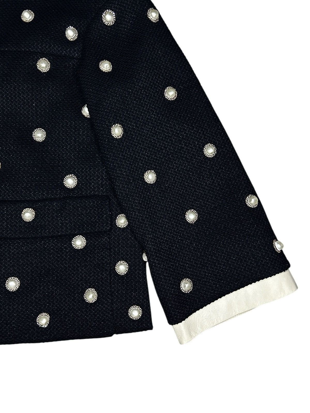 Chanel S/S 13 Pearl Embellished Tweed Jacket Size XS / US 0-2 / IT 36-38 - 19 Thumbnail