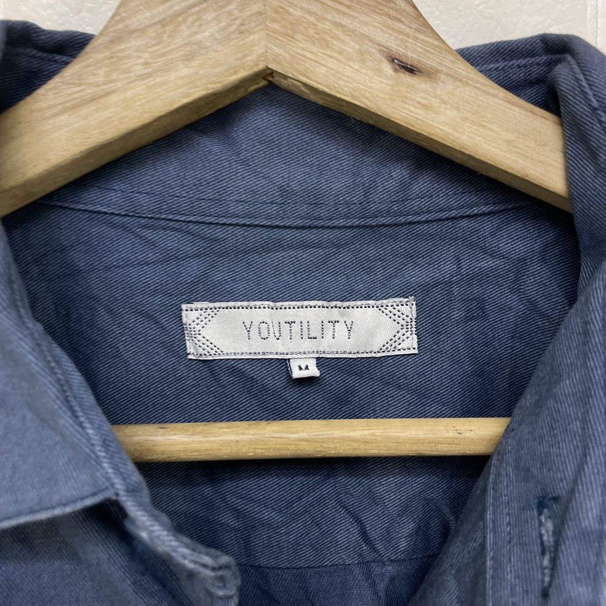 Japanese Brand × Vintage Japanese Brand Youtility Embroidered Logo Long Sleeve Size US M / EU 48-50 / 2 - 7 Thumbnail