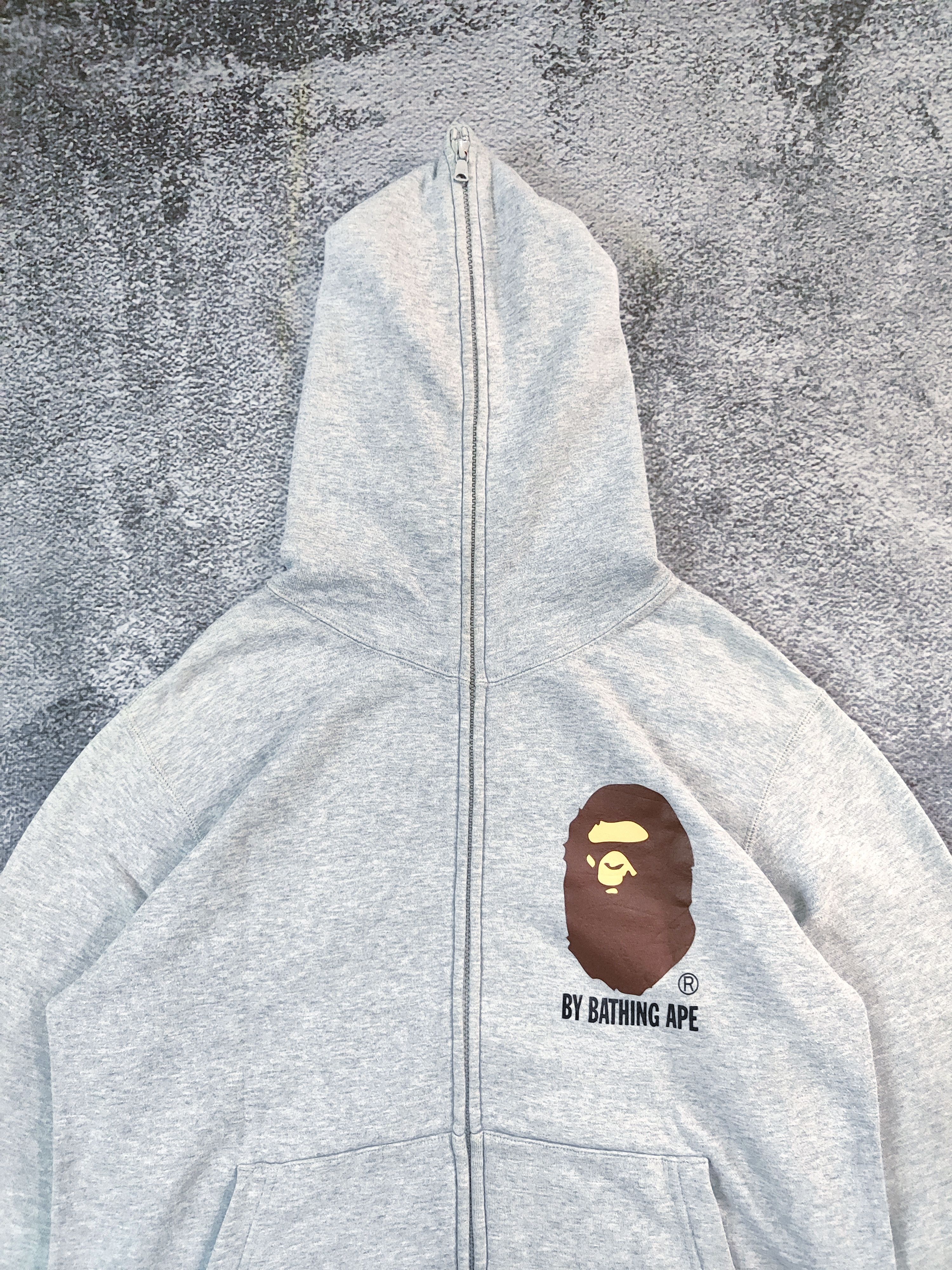 Bape BAPE Head Logo Full Zip Up Hoodie A Bathing Ape NIGO Size US M / EU 48-50 / 2 - 2 Thumbnail