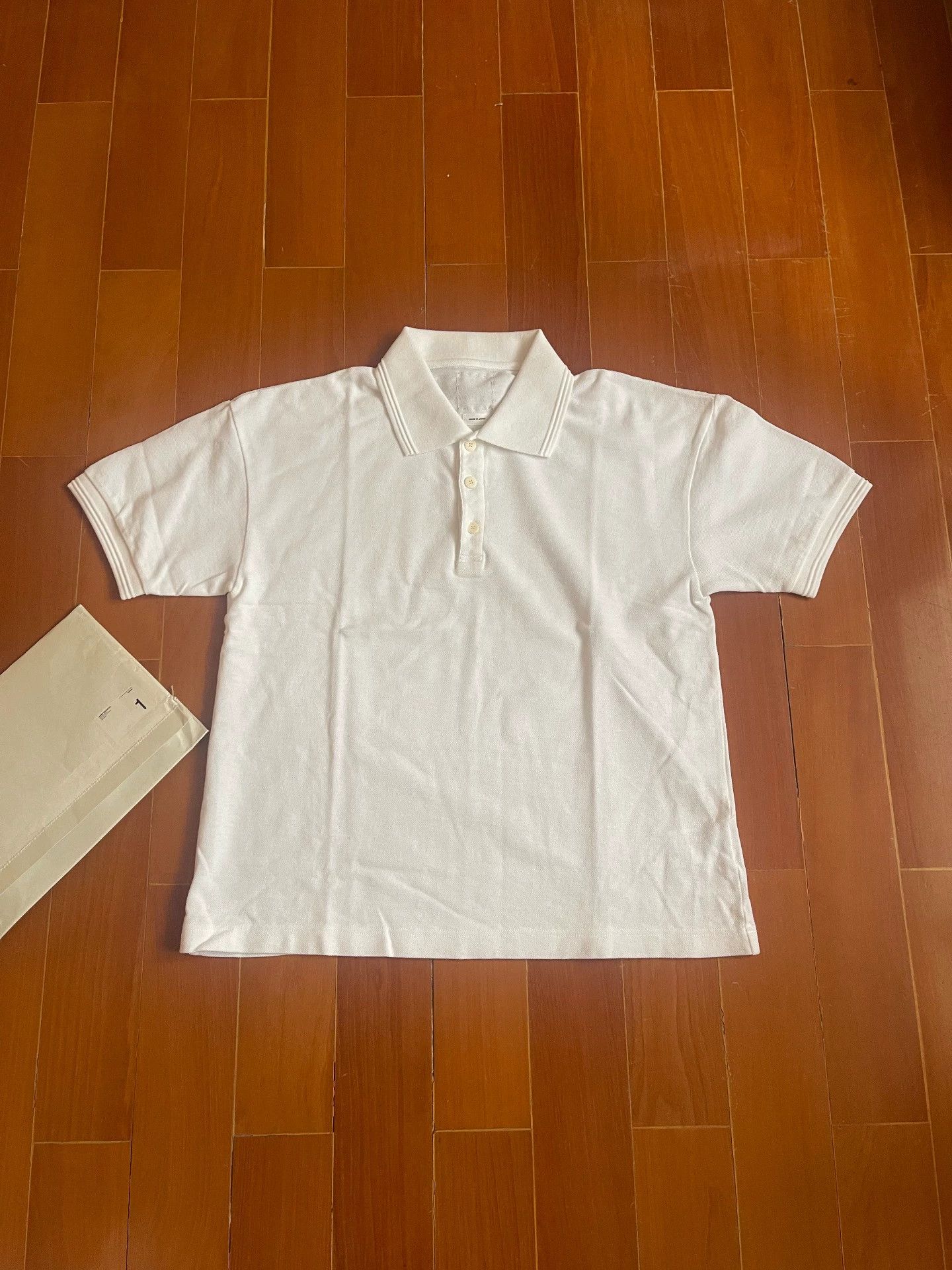 Visvim visvim 21aw jumbo weller polo white size 1 OG no carp Size US S / EU 44-46 / 1 - 1 Thumbnail