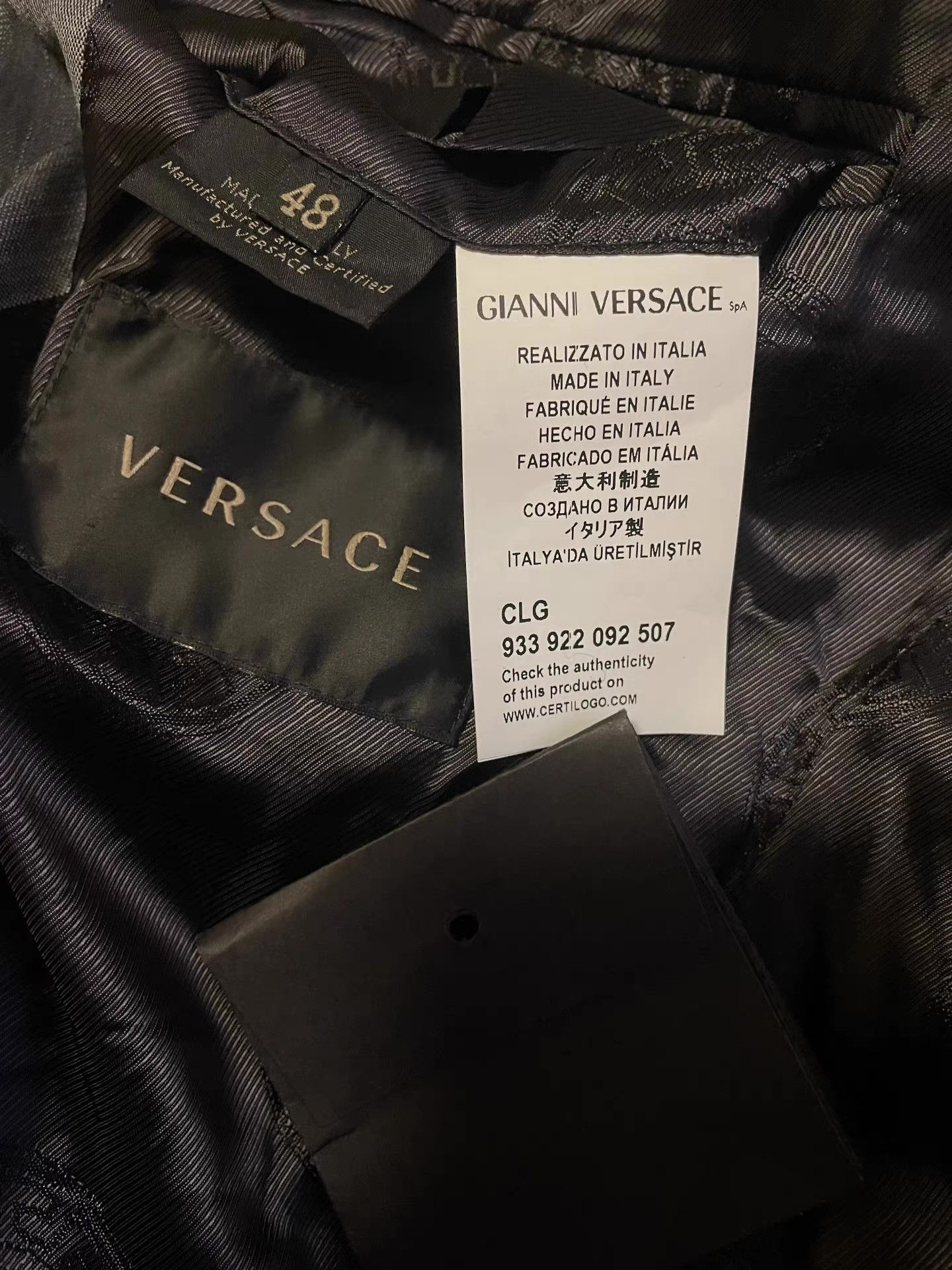 Versace Versace Main Line Wool Suit Q4 Size 48R - 5 Thumbnail