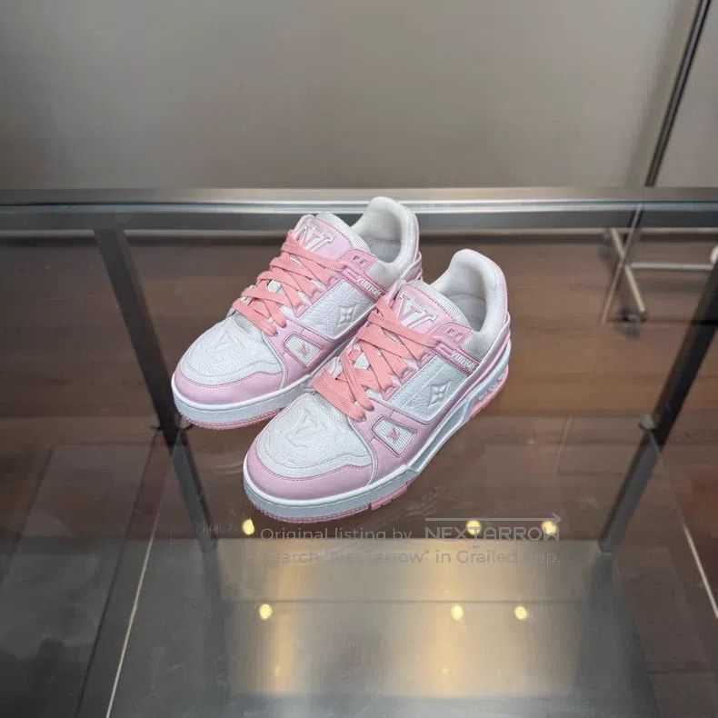 Louis Vuitton Trainer 25 New White Powder shoes